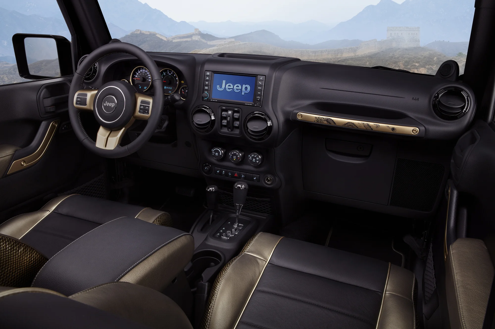 2014 Jeep Wrangler Dragon Edition gauge design