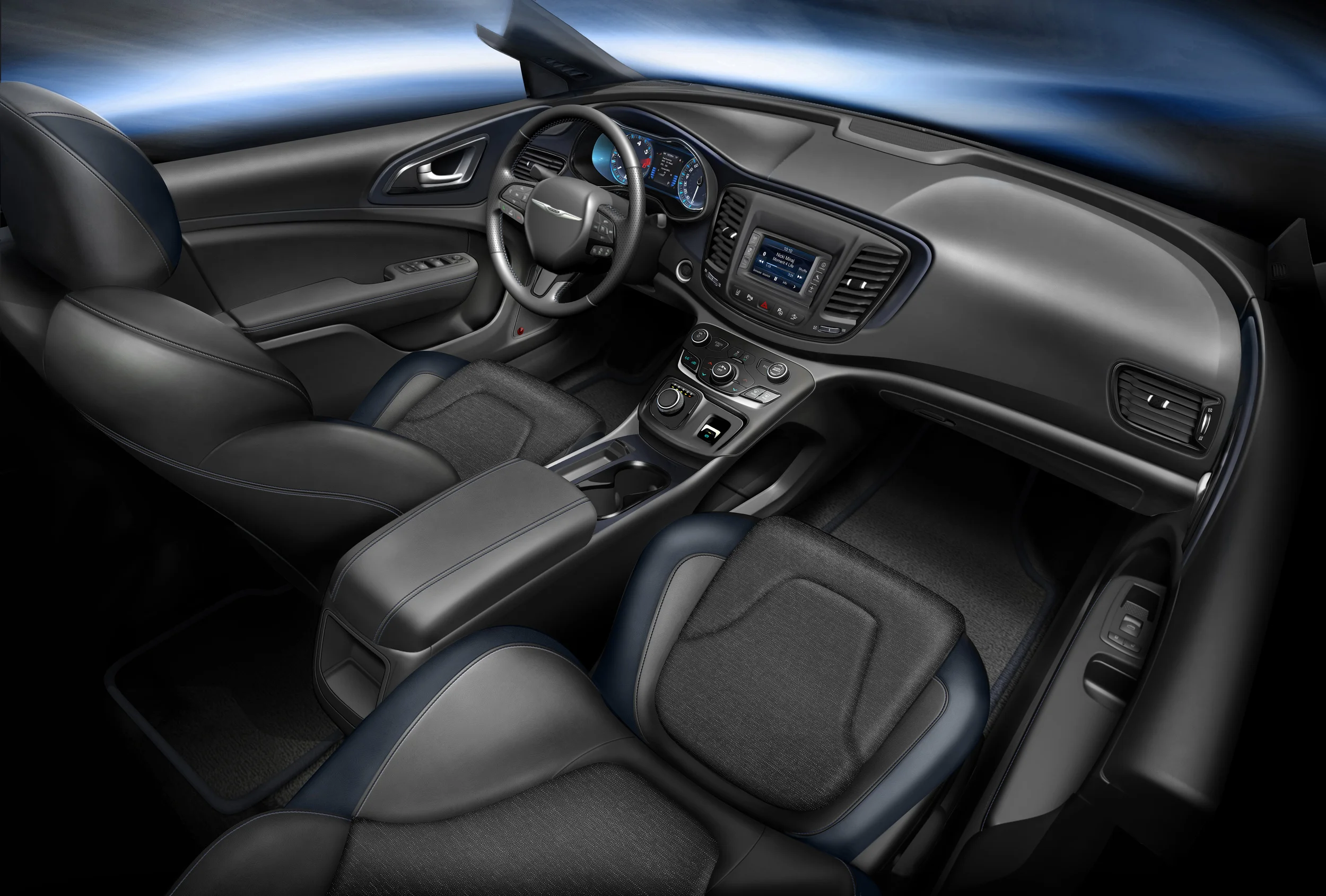 2014 Chrysler 200 gauge design