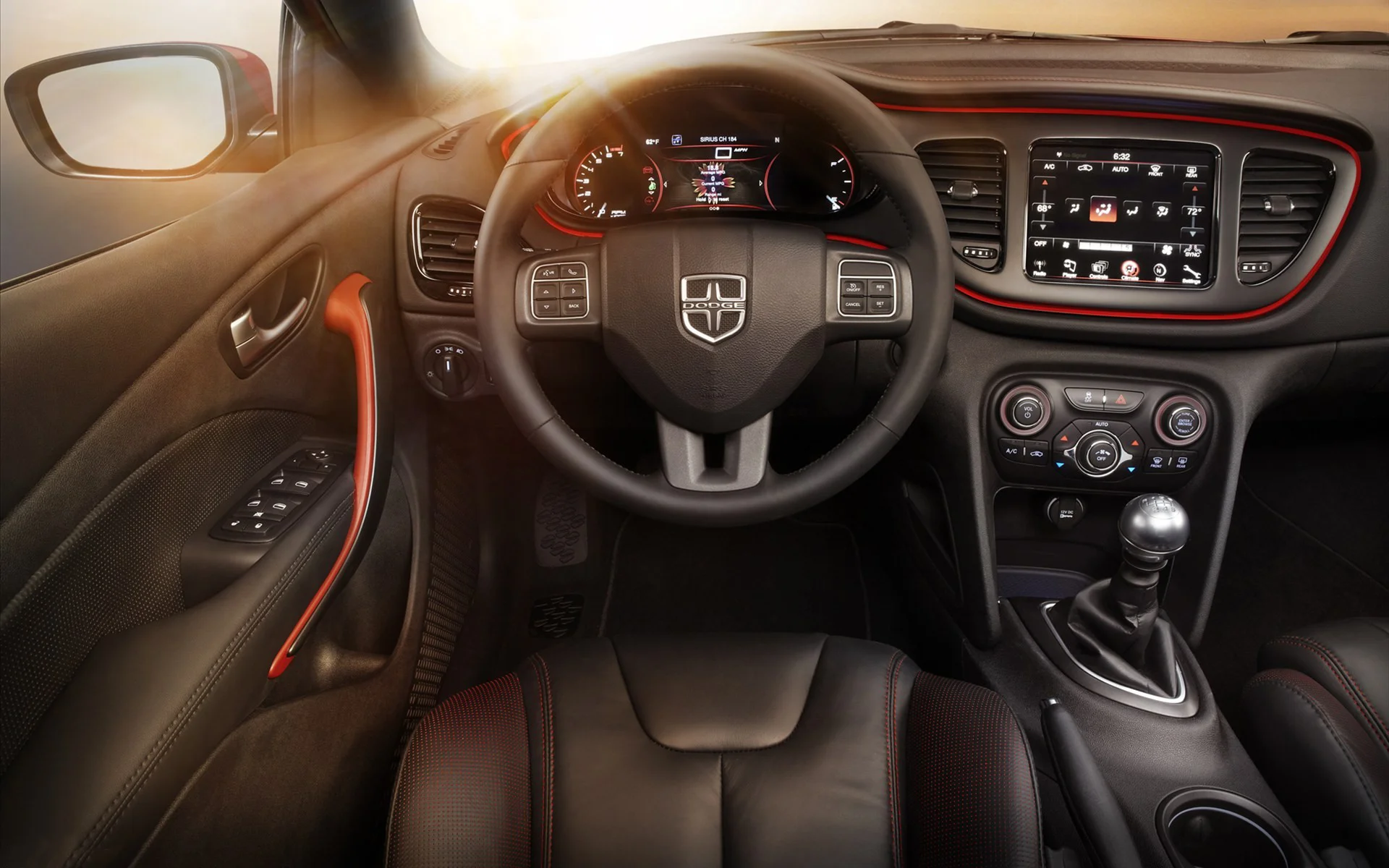 2012 Dodge Dart Premium gauge design