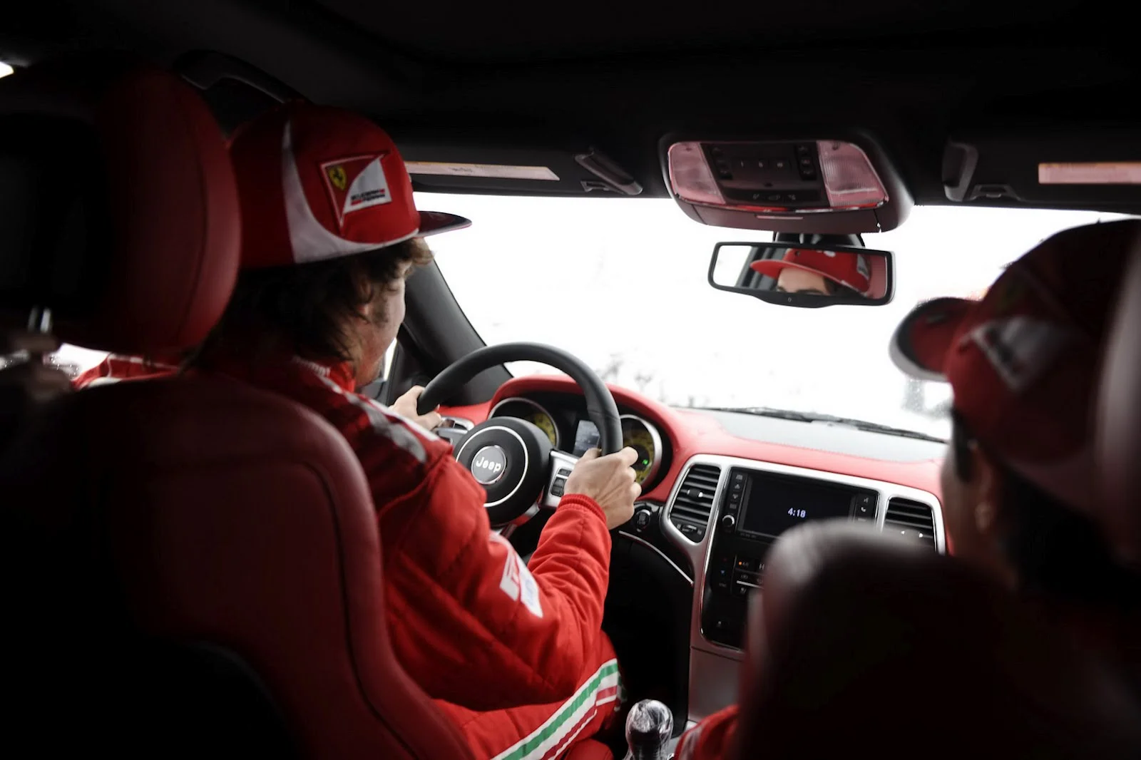 Jeep Grand Cherokee SRT8 Ferrari Special Edition for F1 drivers Felipe Massa and Fernando Alonso