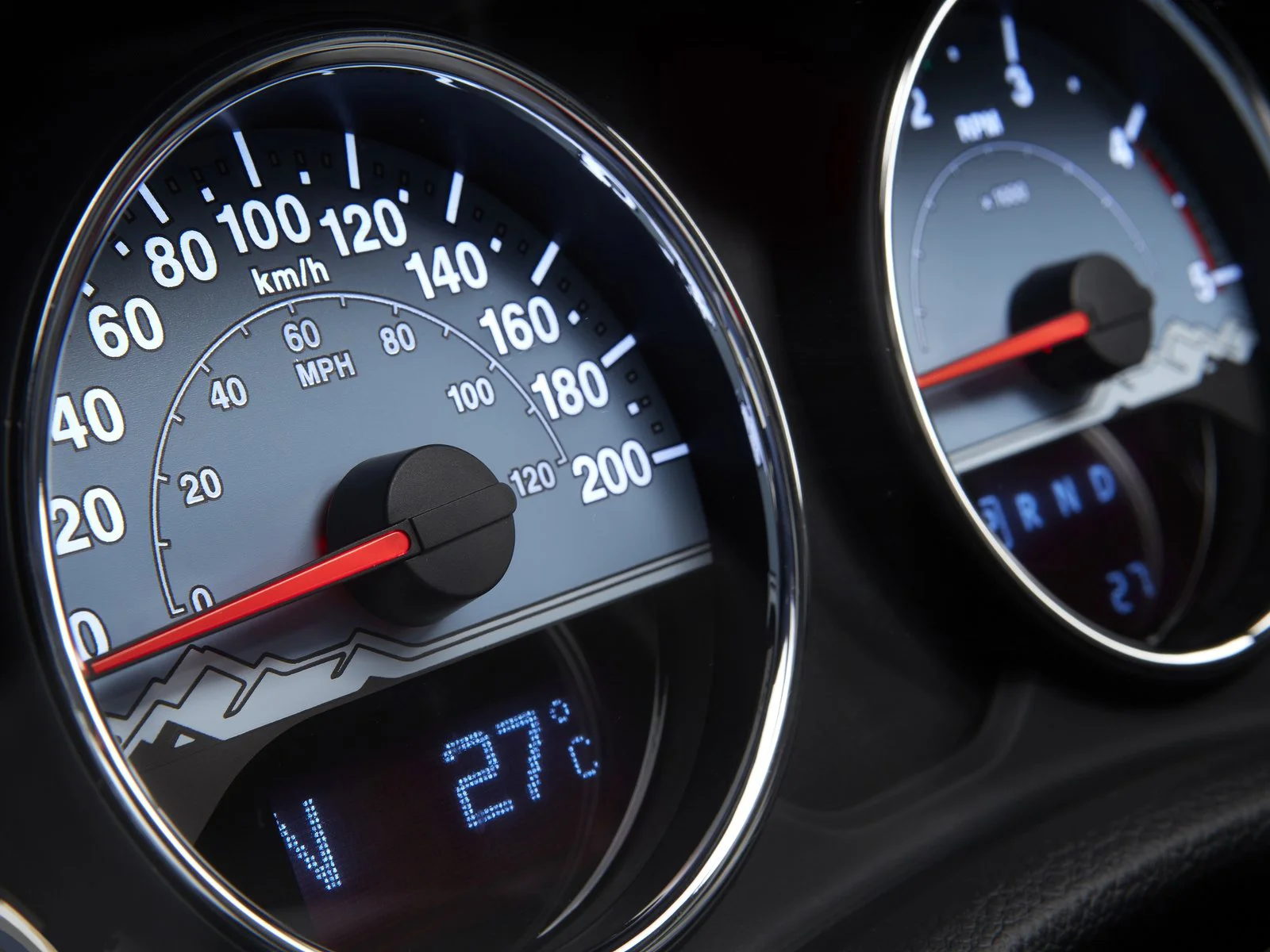 2014 Jeep Wrangler Polar Edition gauge design