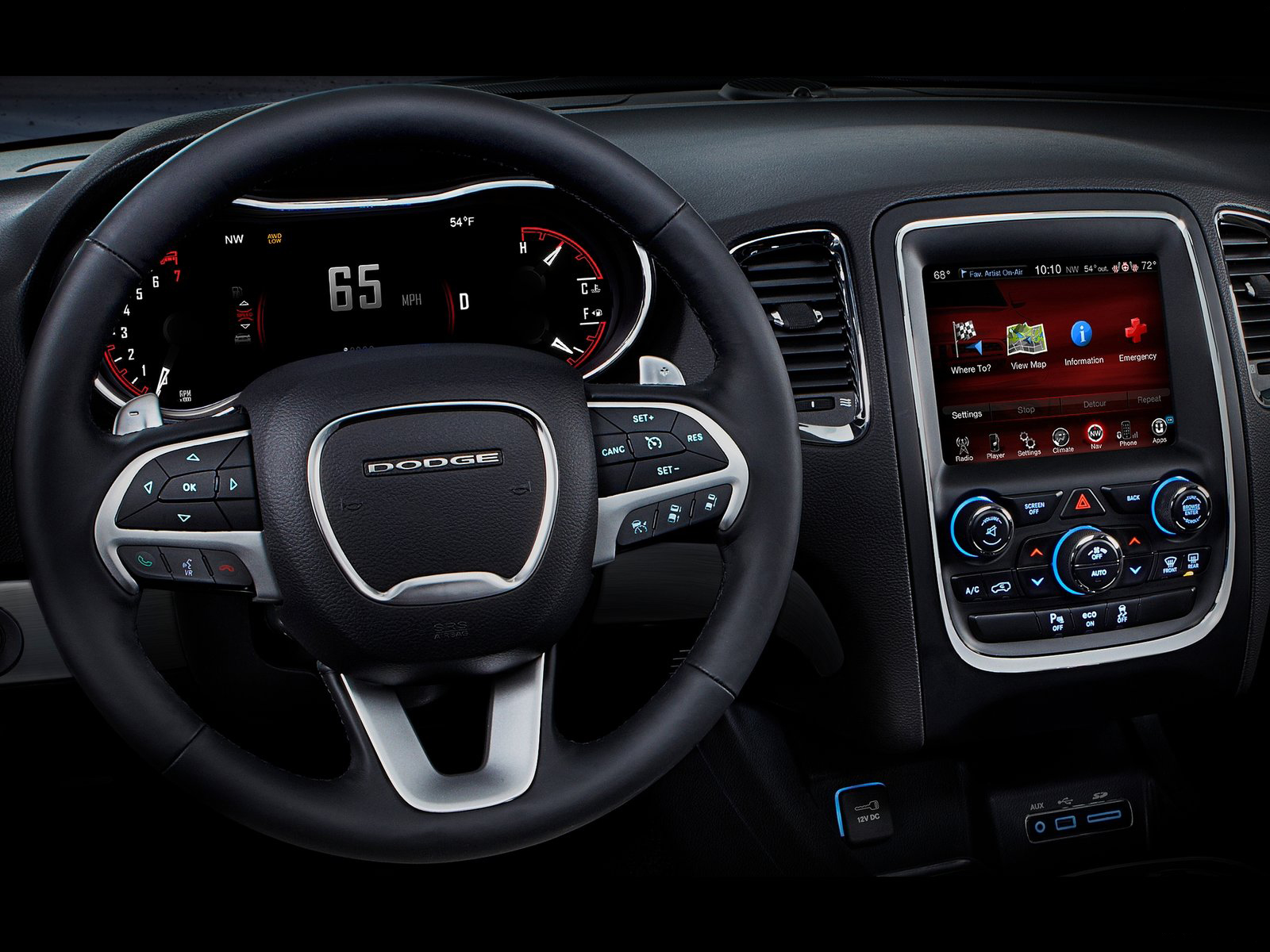 2013 Dodge Durango gauge design