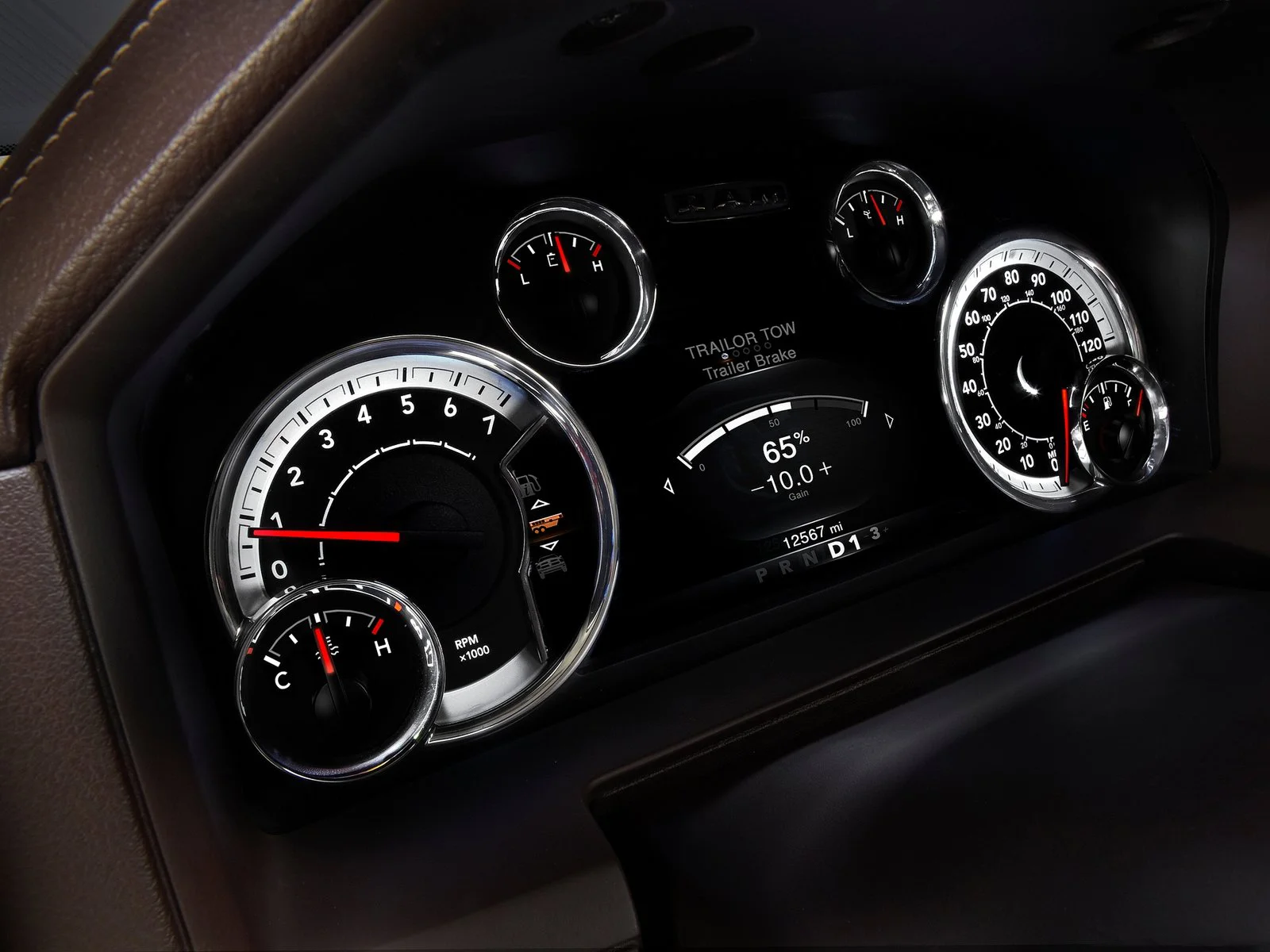 2012 Ram gauge design