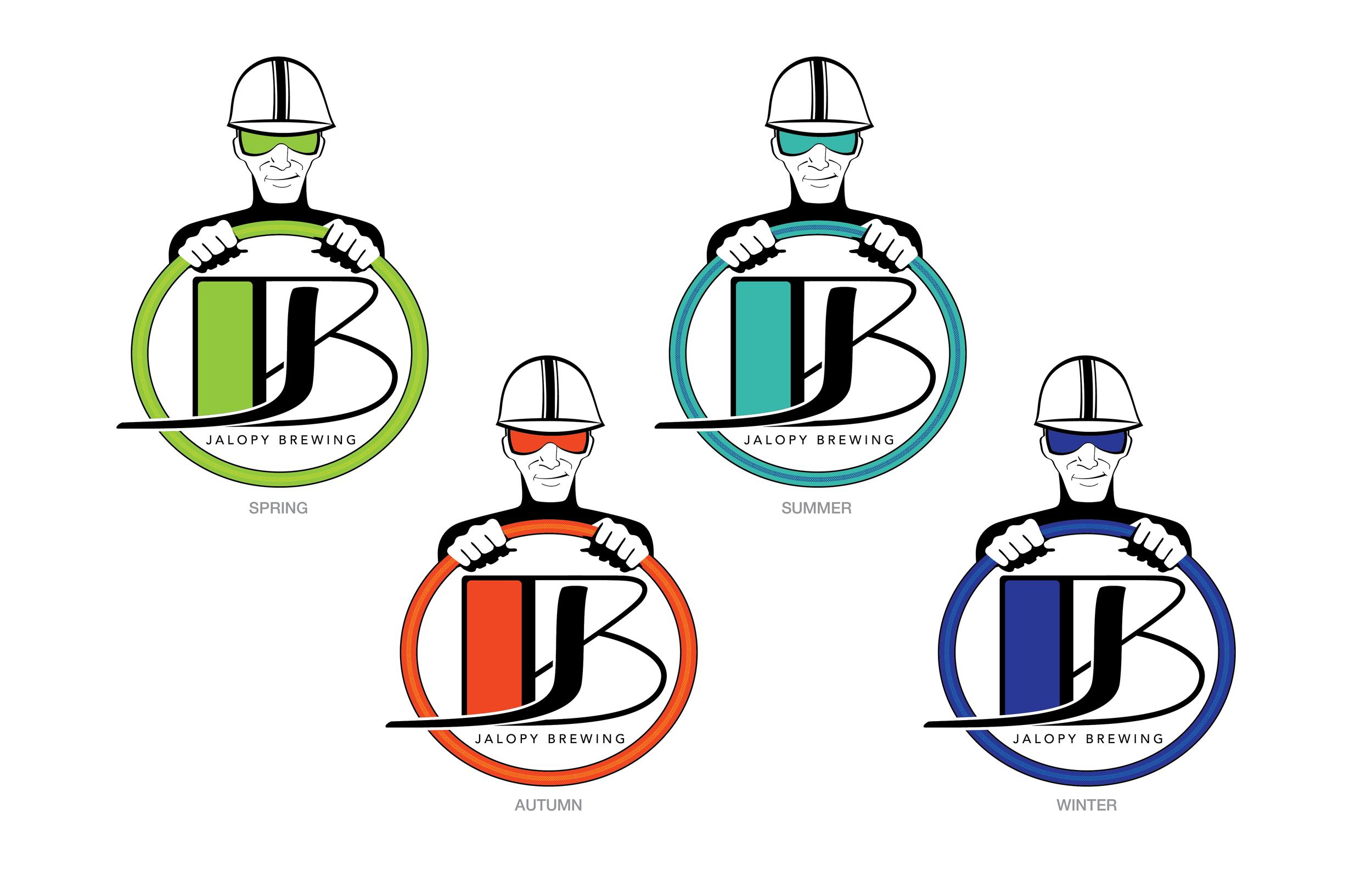 I believe companies should have fun with their branding. These proposals show how the logos change color per season. The design could also be modified for different holidays, while still maintaining its original integrity.