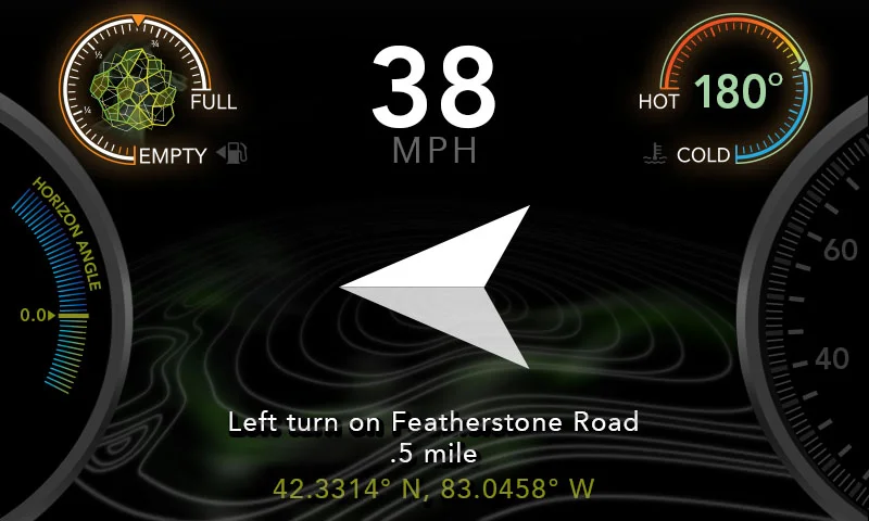 2019 Jeep Gladiator cluster display concept