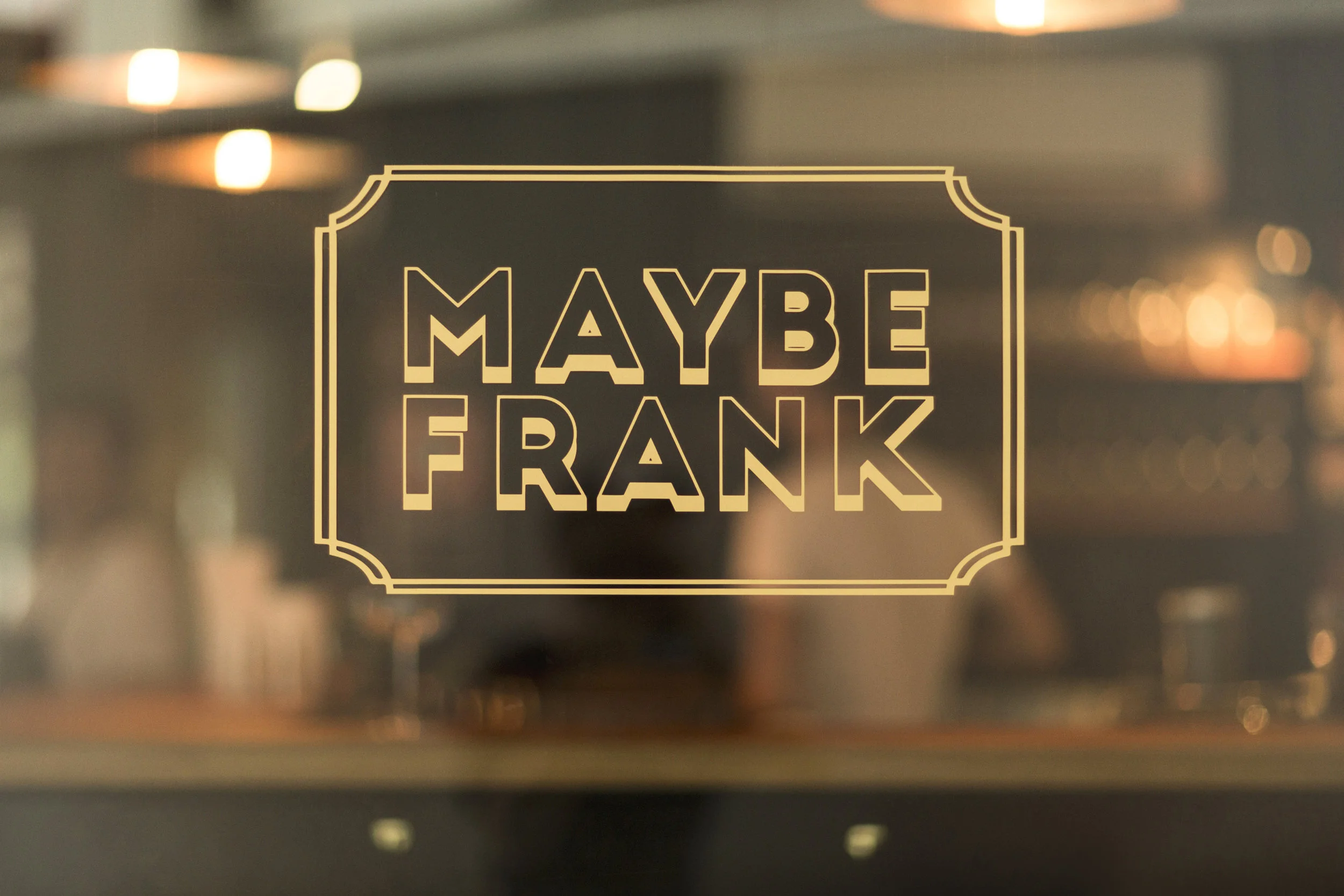 Maybe Frank / Pizza and Cocktails. Surry Hills Part I