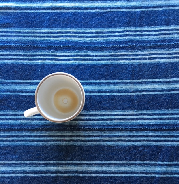 Beautiful vintage indigo cloth from Marine Area 7