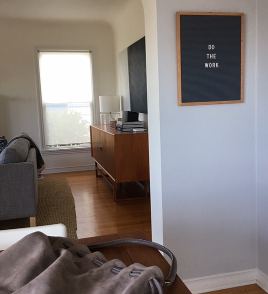 Letter board in my house from Letterfolk