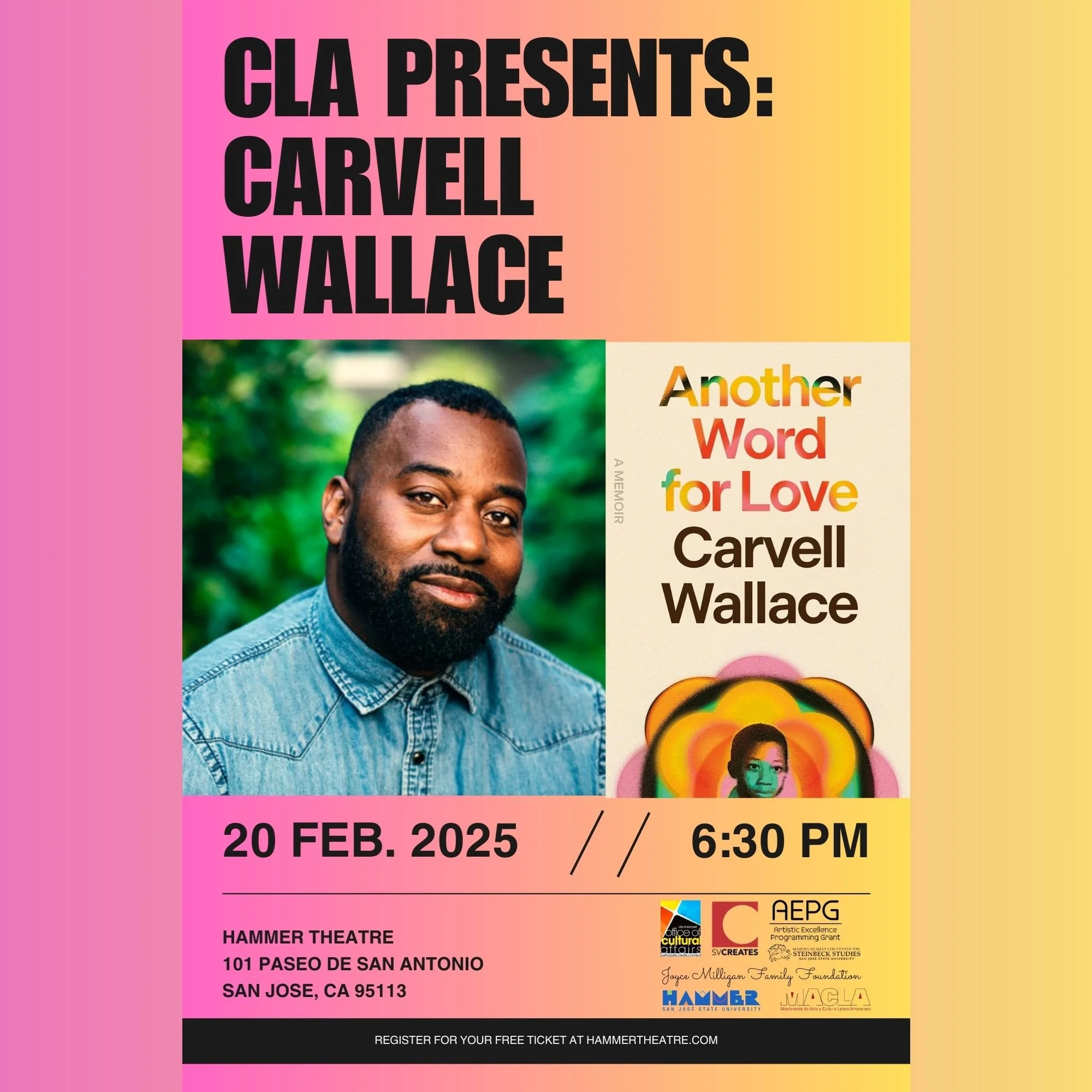 Carvell Wallace at the Center for Literary Arts 
