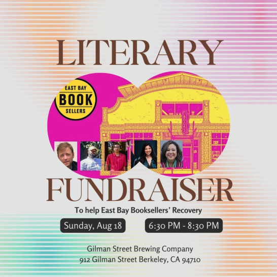 Literary Fundraiser for East Bay Booksellers 