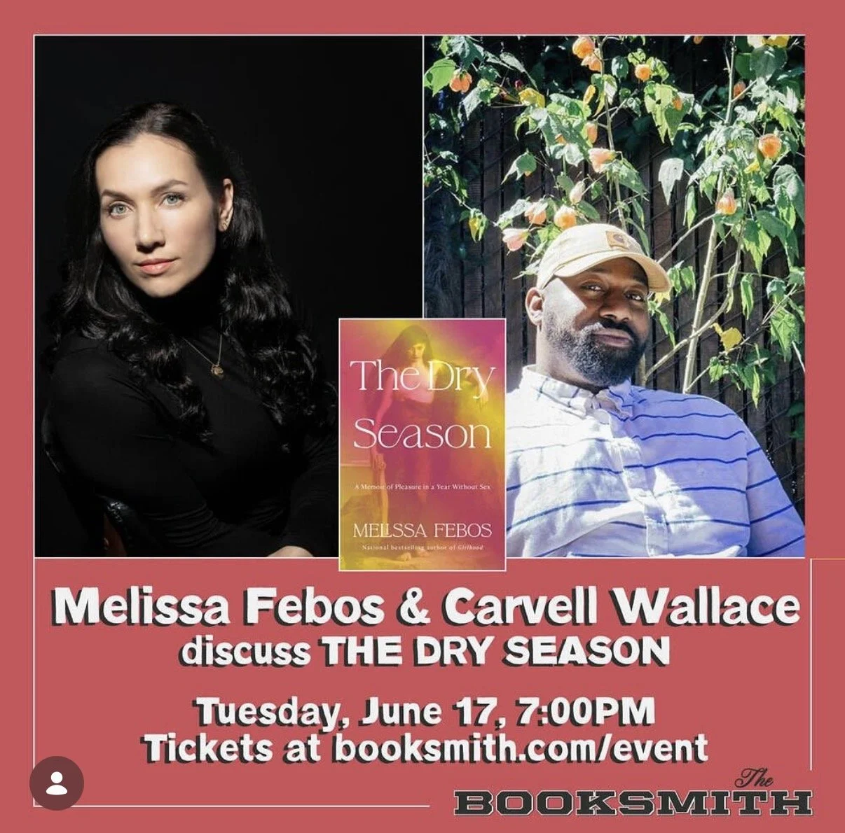Carvell Wallace and Melissa Febos discuss The Dry Season 