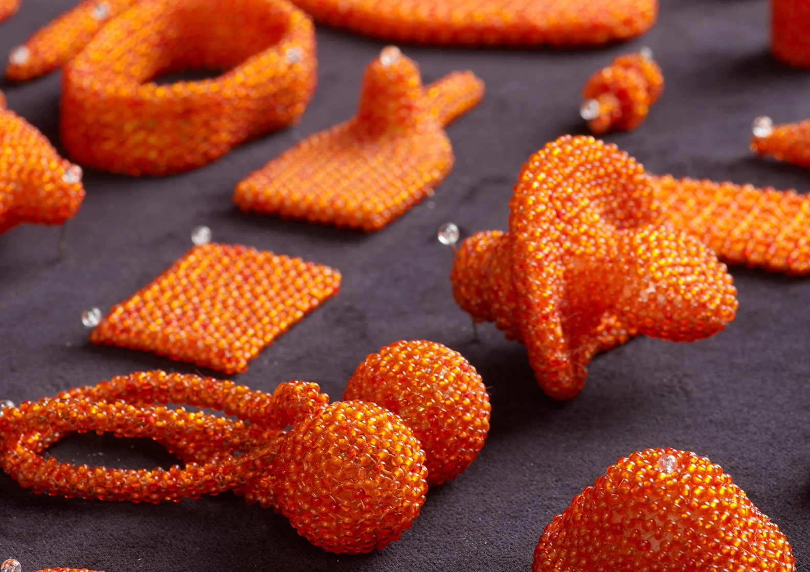 108 Meditations in Saffron Detail