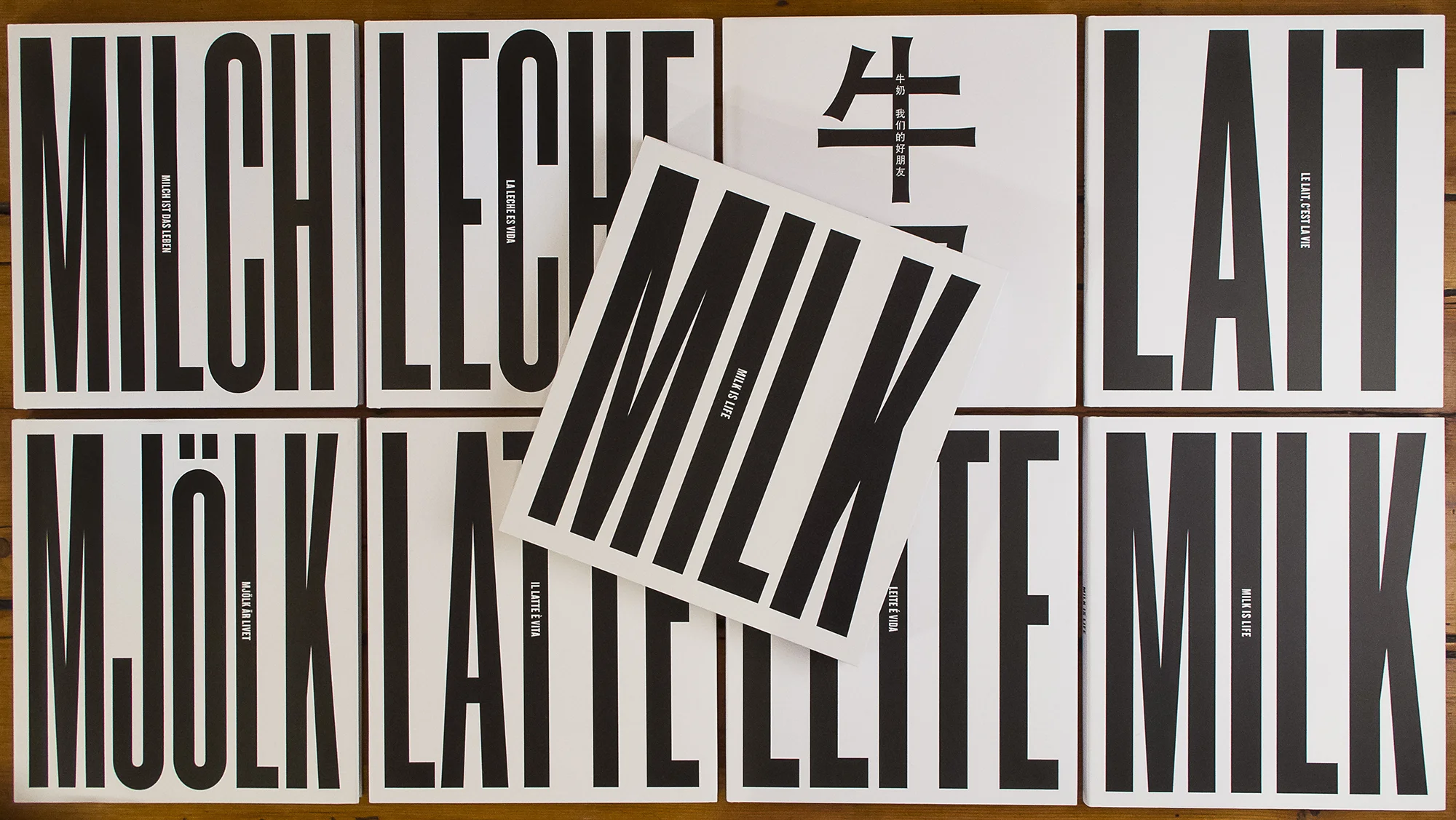 A Coffee Table Book about Milk produced for TetraPak for their 60th Anniversary 2012. Nine languages and 34 000 copies.