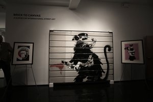 Street Art Meets Food  |  Banksy at Tinney Contemporary