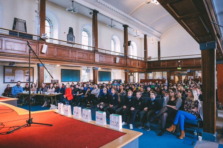 A full house at St Catherine’s as seven schools come together for the Solas Business Community Final.