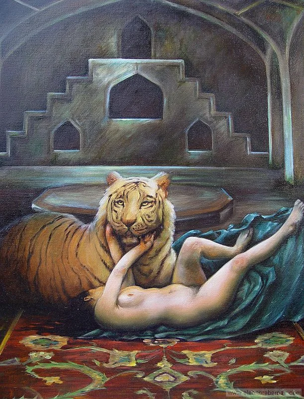 A try in oriental painting...
