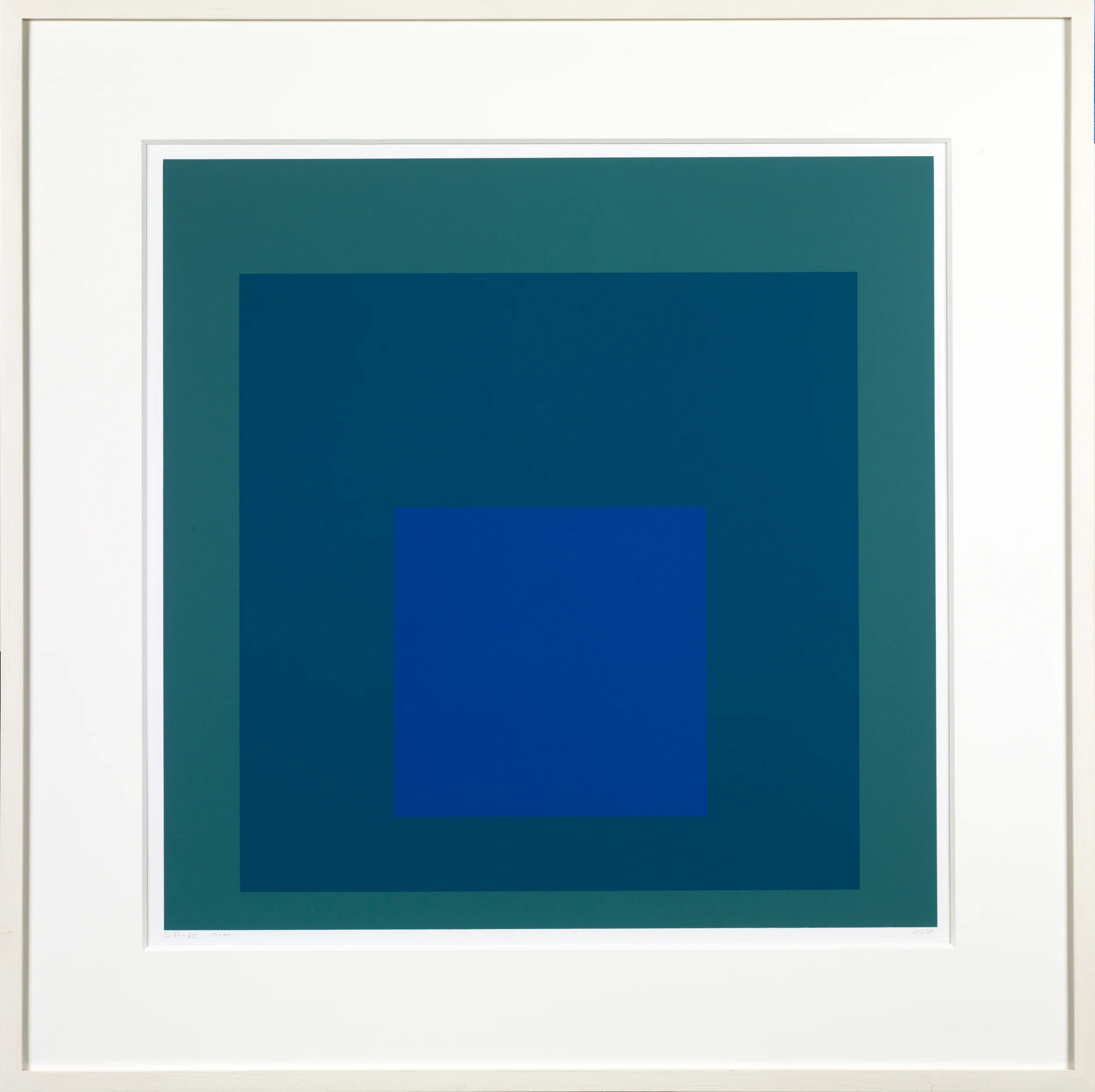 Josef Albers, "SP XII" screenprint on paper 1967