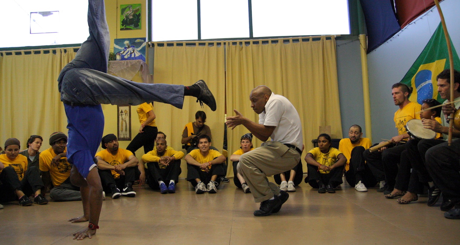   THE WORLD DANCE PROJECT    Capoeira from Brazil with Mestre Silvinho&nbsp; February&nbsp;2015  