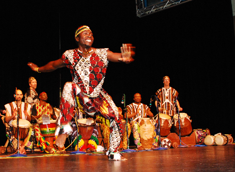   THE WORLD DANCE PROJECT    Dance from Guinea, West Africa with Manimou Camara  October 2015  