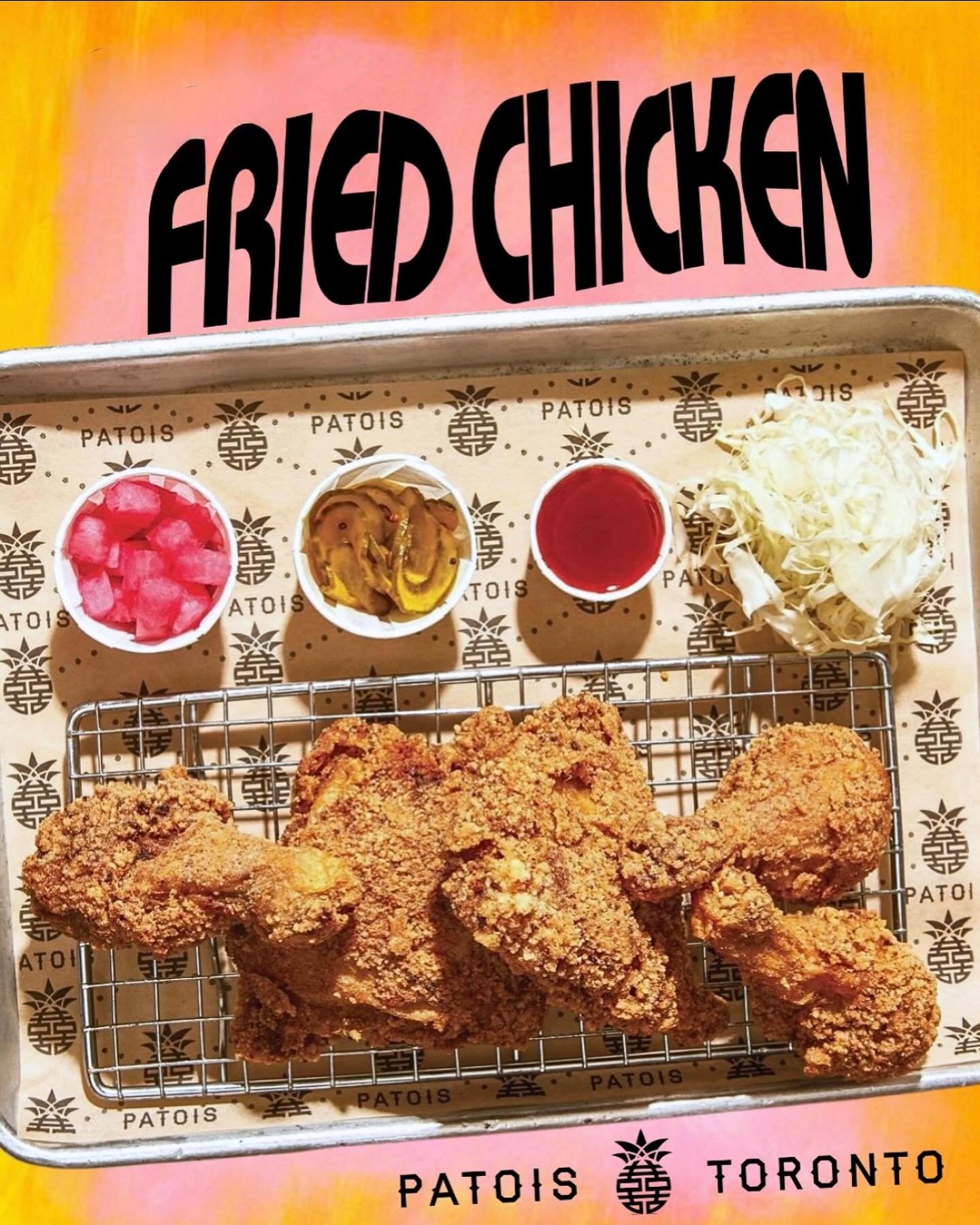 At Patois, Fried Chicken is our love language 

juicy, umami, shatteringly crispy

#patoistoronto #juicyjerk #friedchicken #friedchickenlover