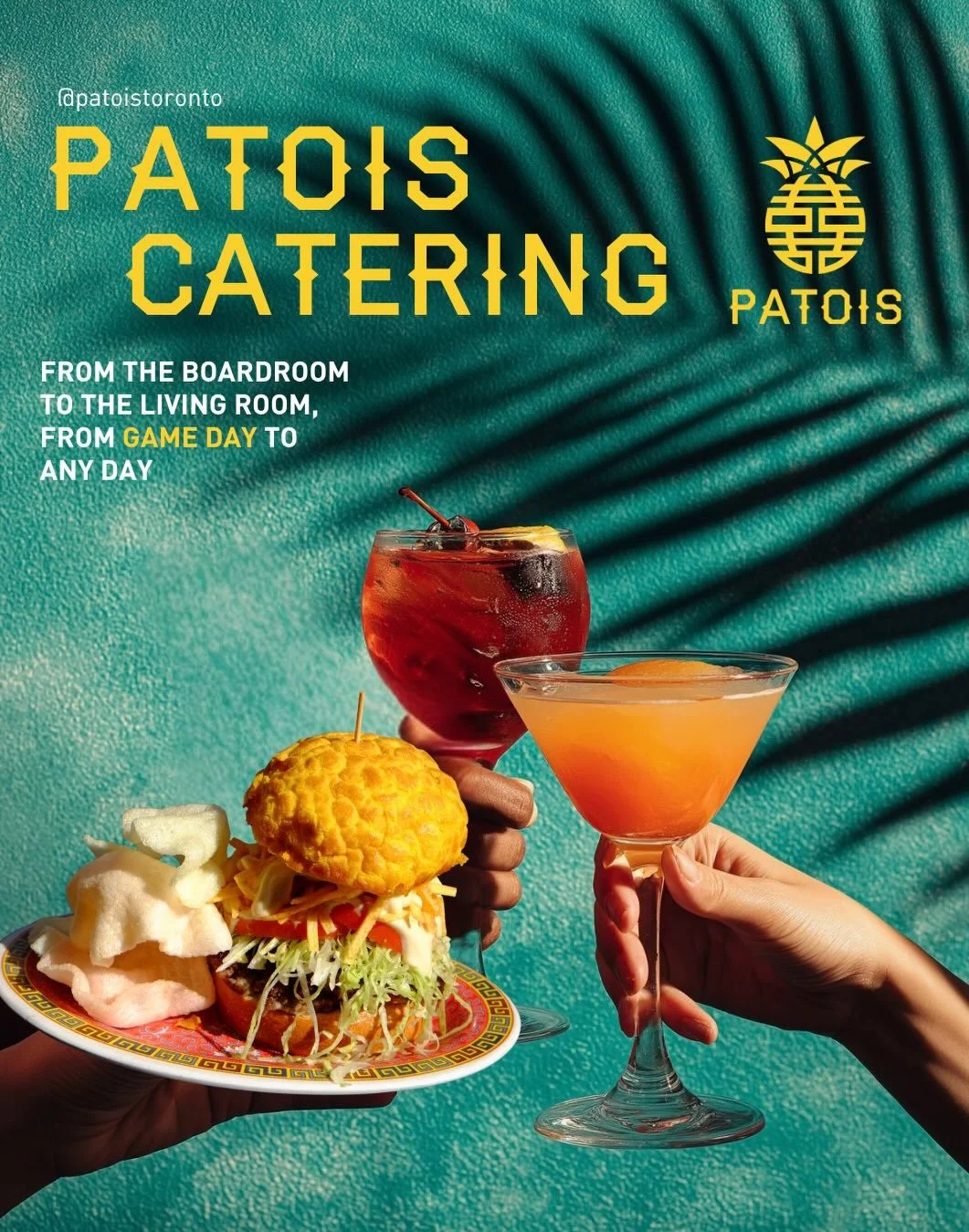 PATOIS FAM !

This is my favourite time of year. The city comes alive, everyone wants to gather, and the food has to match that energy.

And this summer? Toronto has a LOT going on. I&rsquo;ll just say that. The whole world is watching this city righ