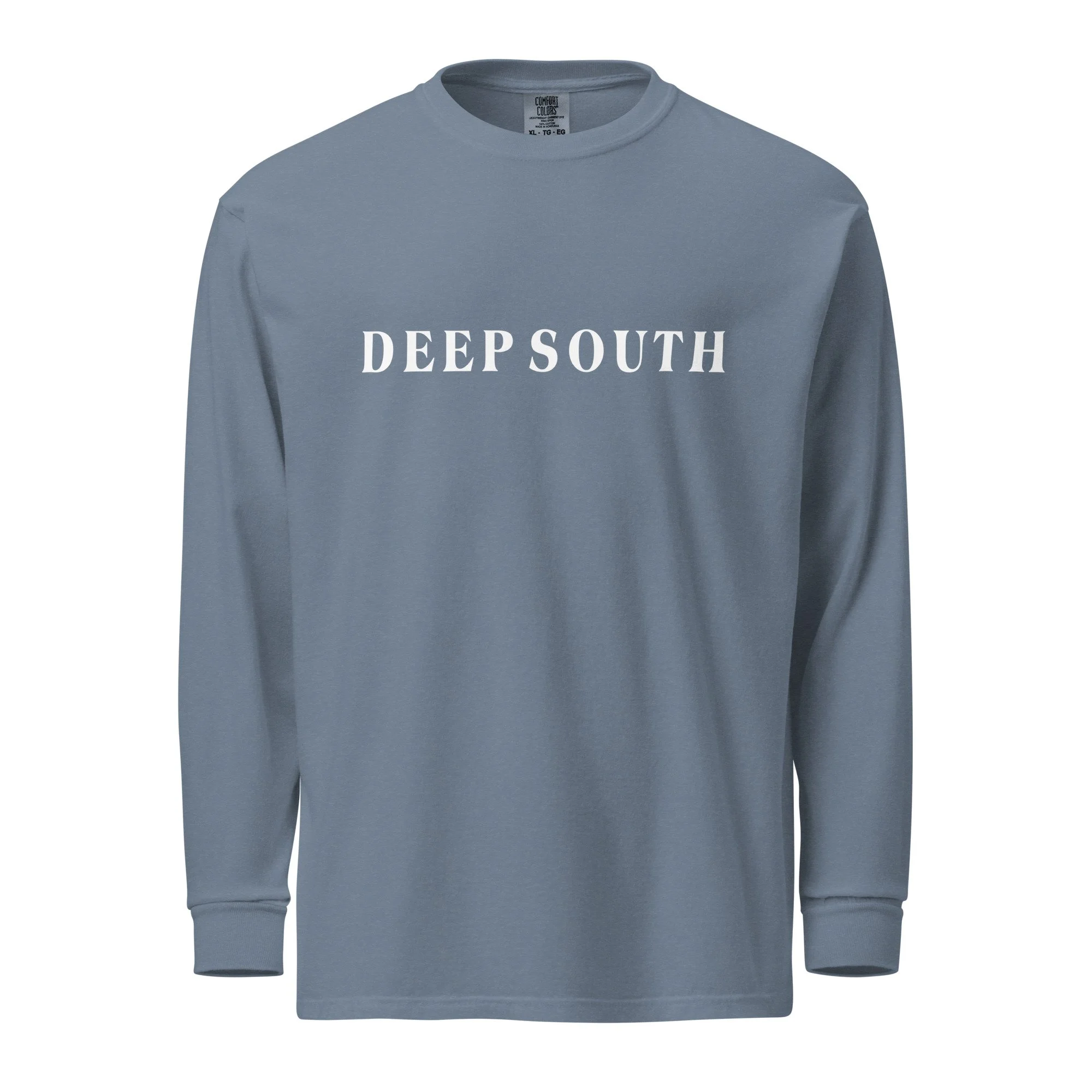 unisex-garment-dyed-heavyweight-long-sleeve-shirt-blue-jean-front-6754c21bb11f4.jpg
