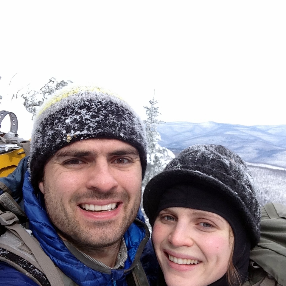 Elizabeth and Me on the summit of Panther Mountain