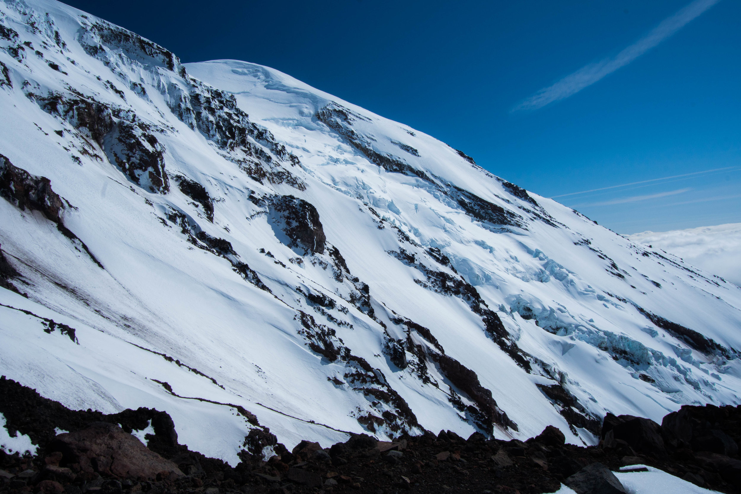 Adams Glacier, Mt. Adams, Washington, USA