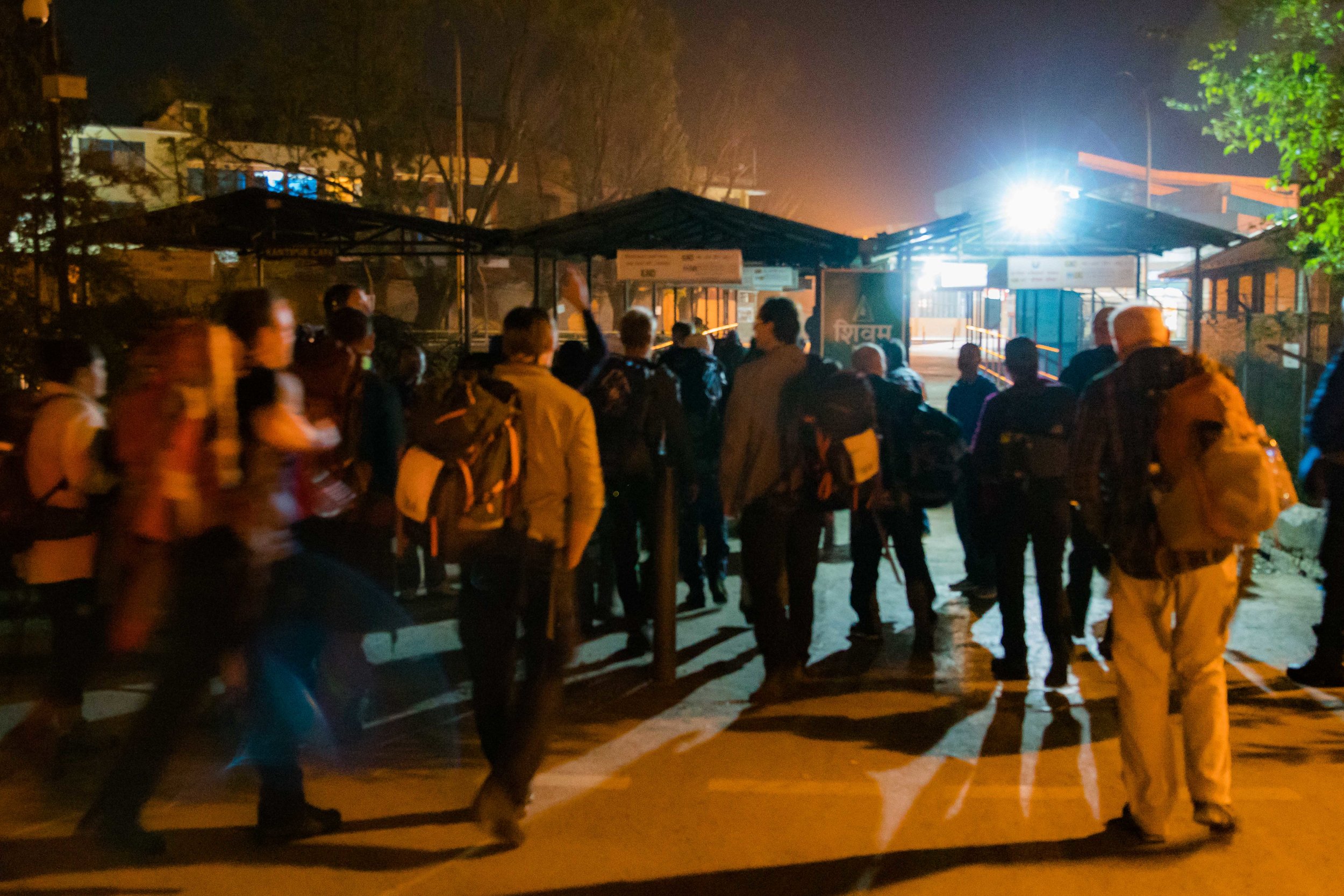 Getting to Kathmandu Airport at 5:30am