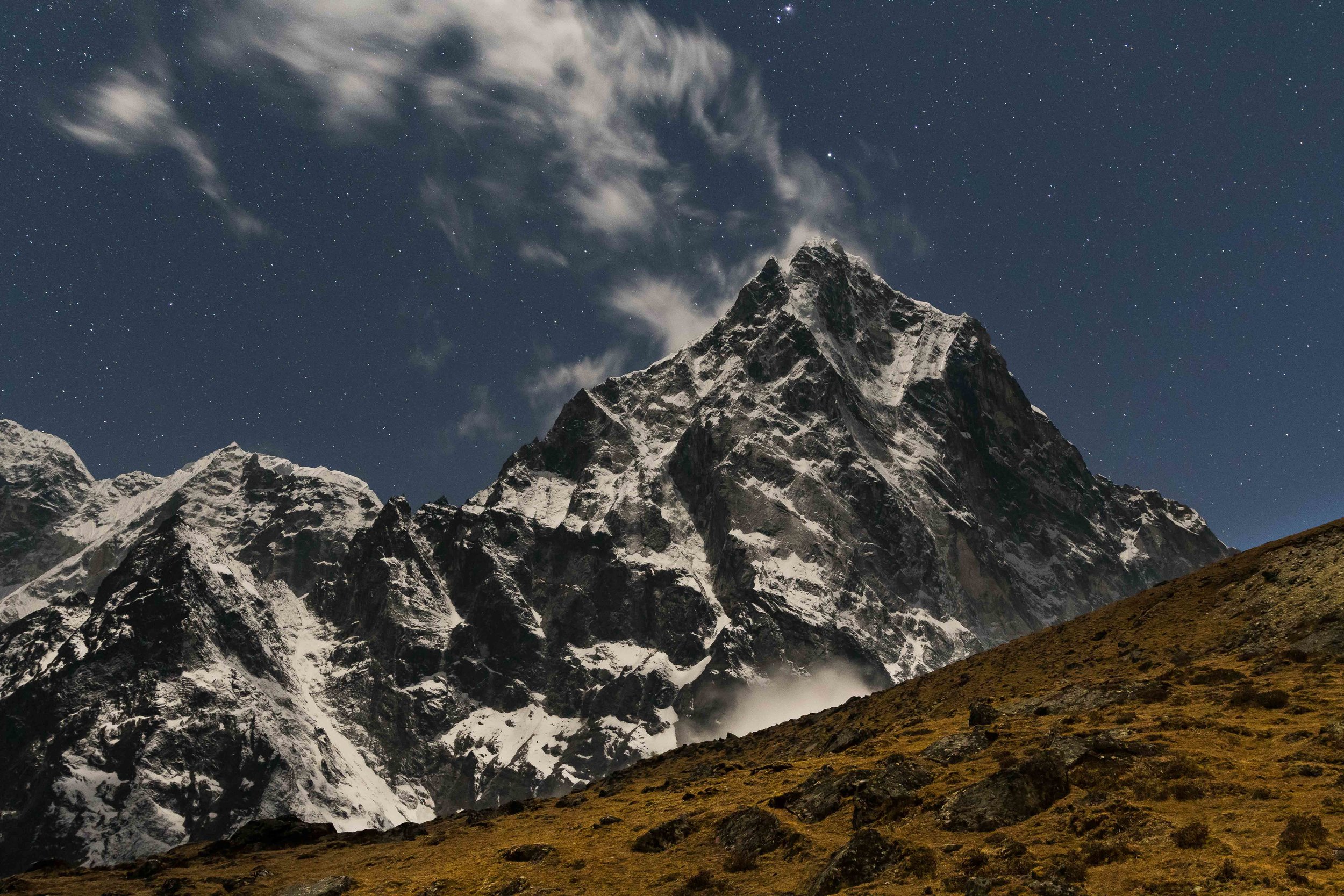 Cholatse from Lobuche Base Camp