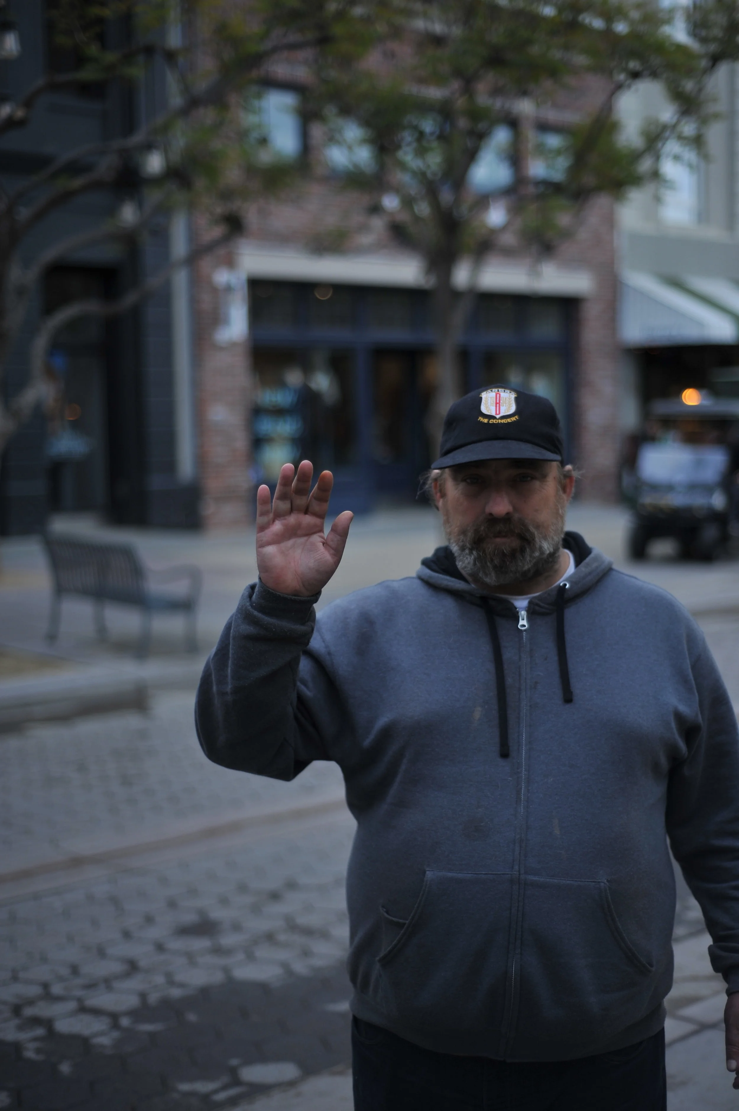 Michael - a homeless man I met on the street of Promenade. 