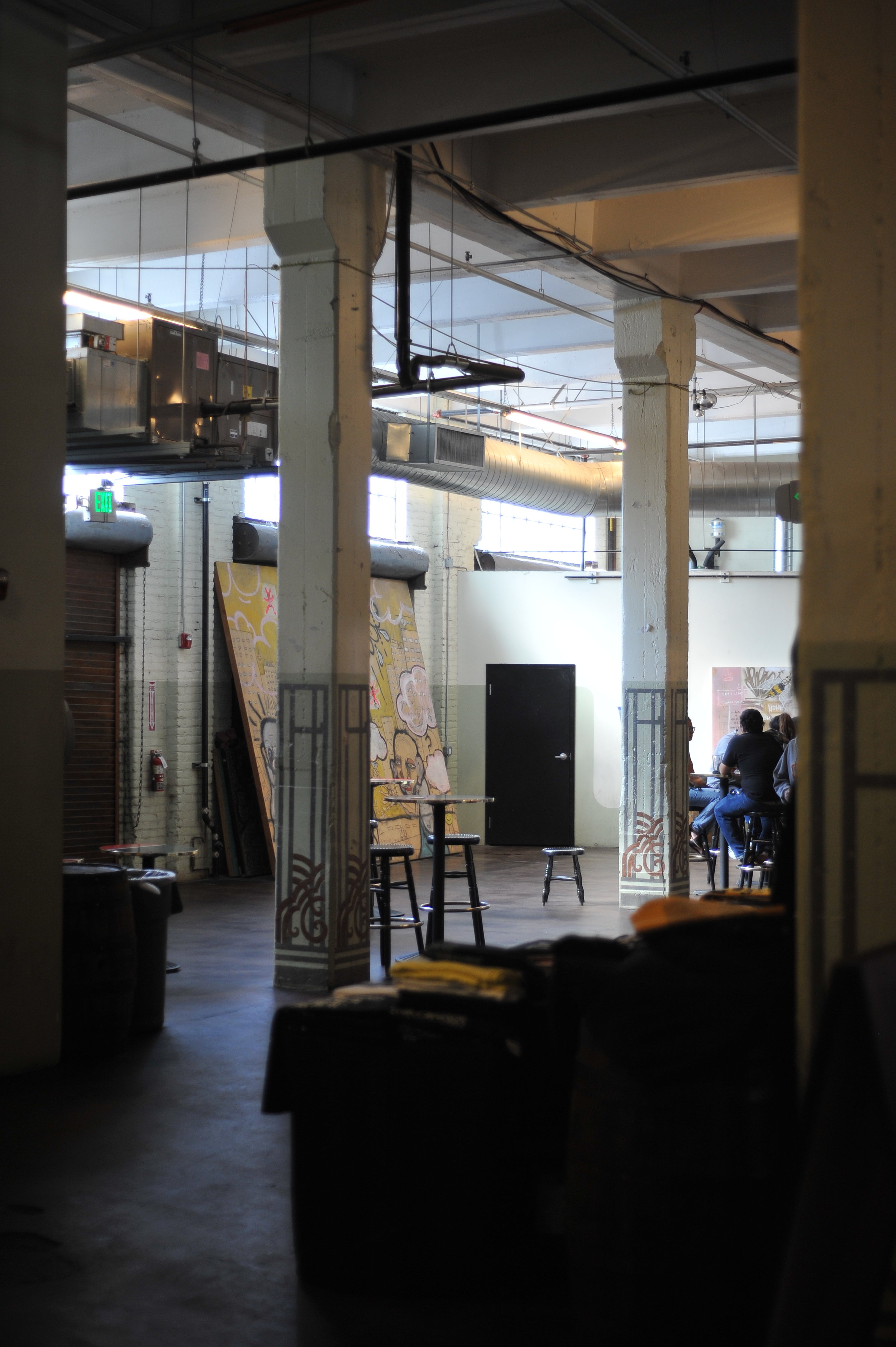 At Angle City Brewery. 