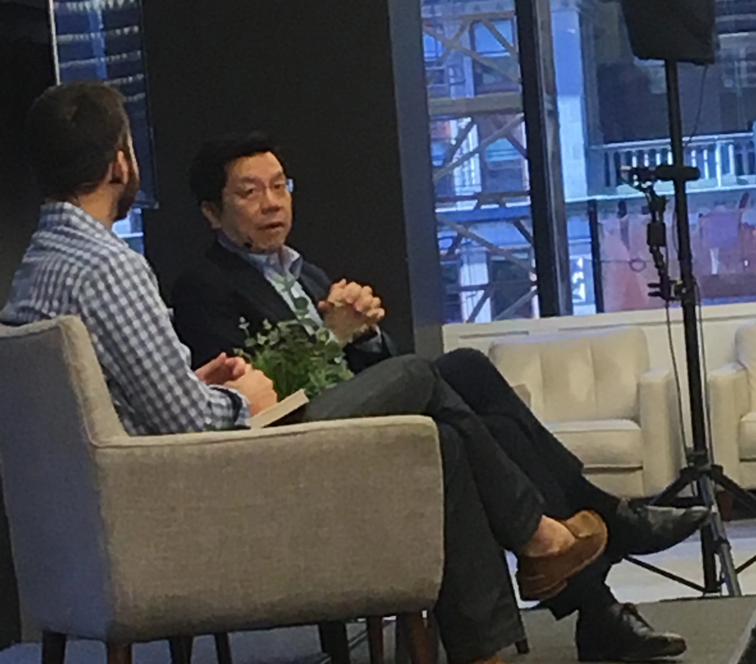 Dr. Kai-Fu Lee speaking about his new book, AI Super-Powers China Silicon Valley and the New World Order , at www.Company.co October 5, 2018