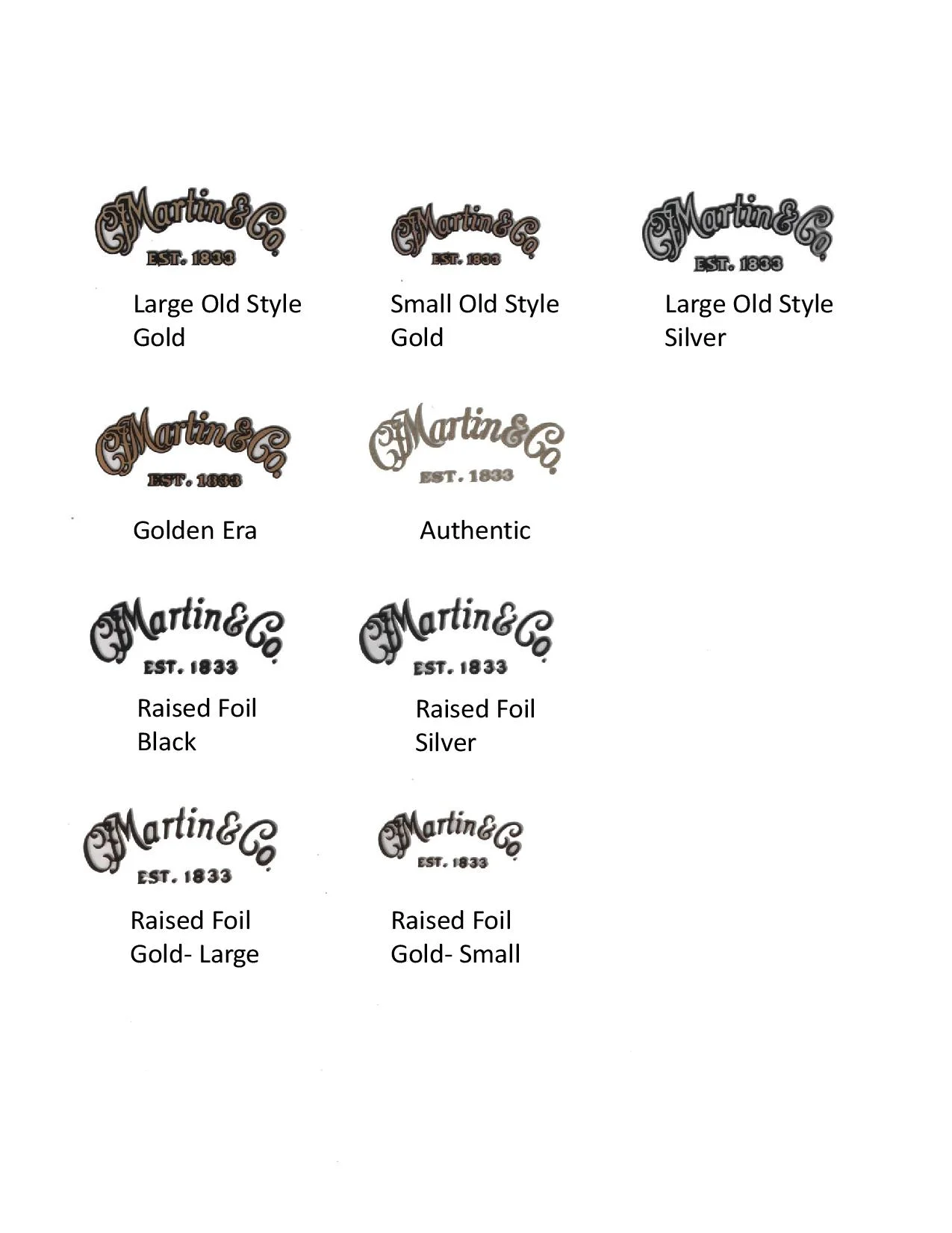 Transfer &amp; Foil applique logos