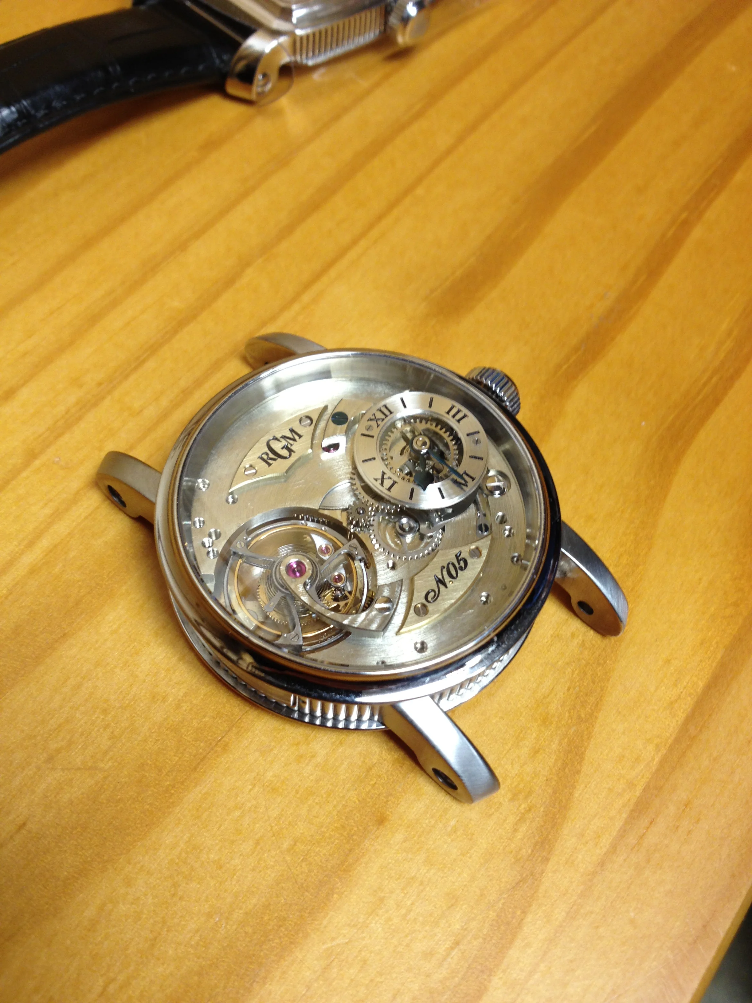  Finished examples of RGM's bespoke movement are art in motion- pure and simple.   