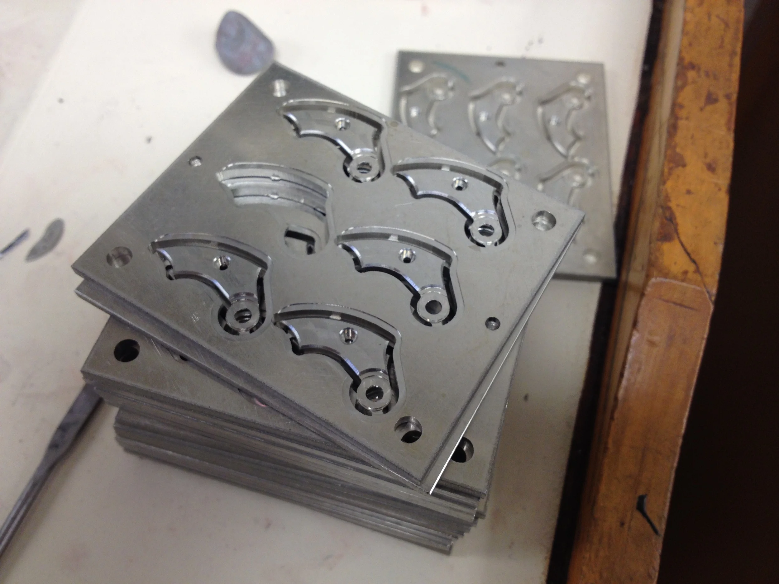  Test production on movement components. 