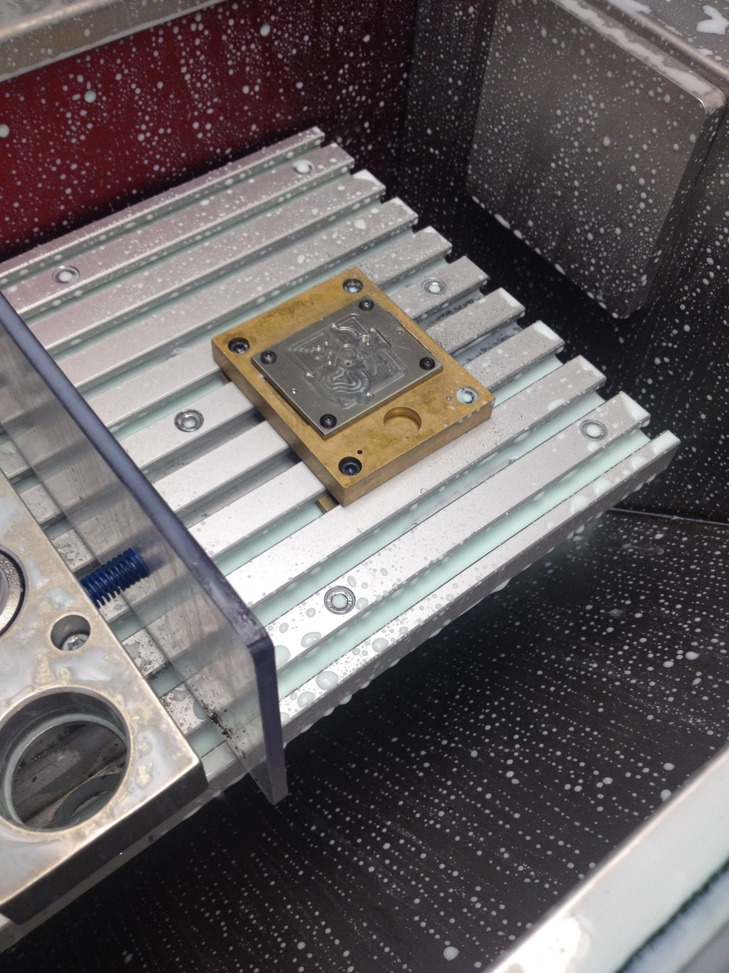  Test production on movement chassis components. 