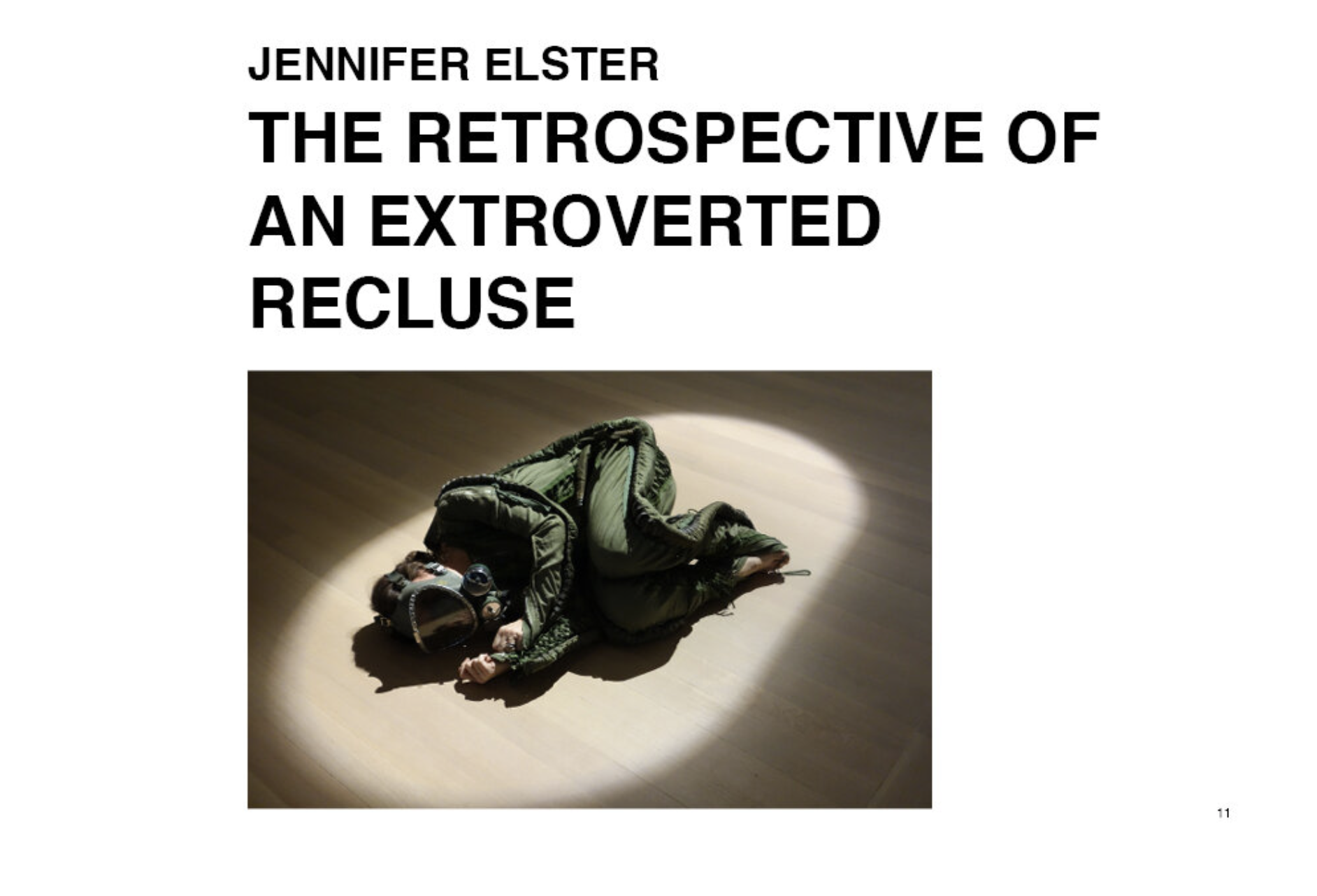 JENNIFER ELSTER SELECTED WORKS 2016-2019 Catalog By Year Pre-Order