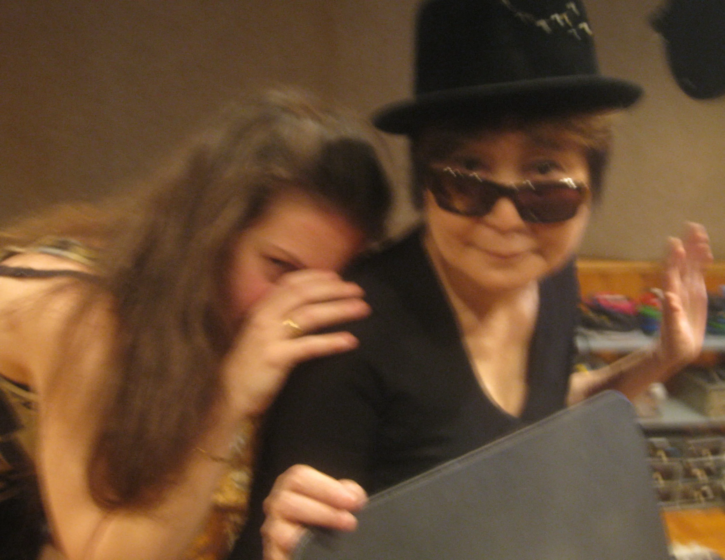 yoko ono and jennifer elster NYC Tribeca .jpg