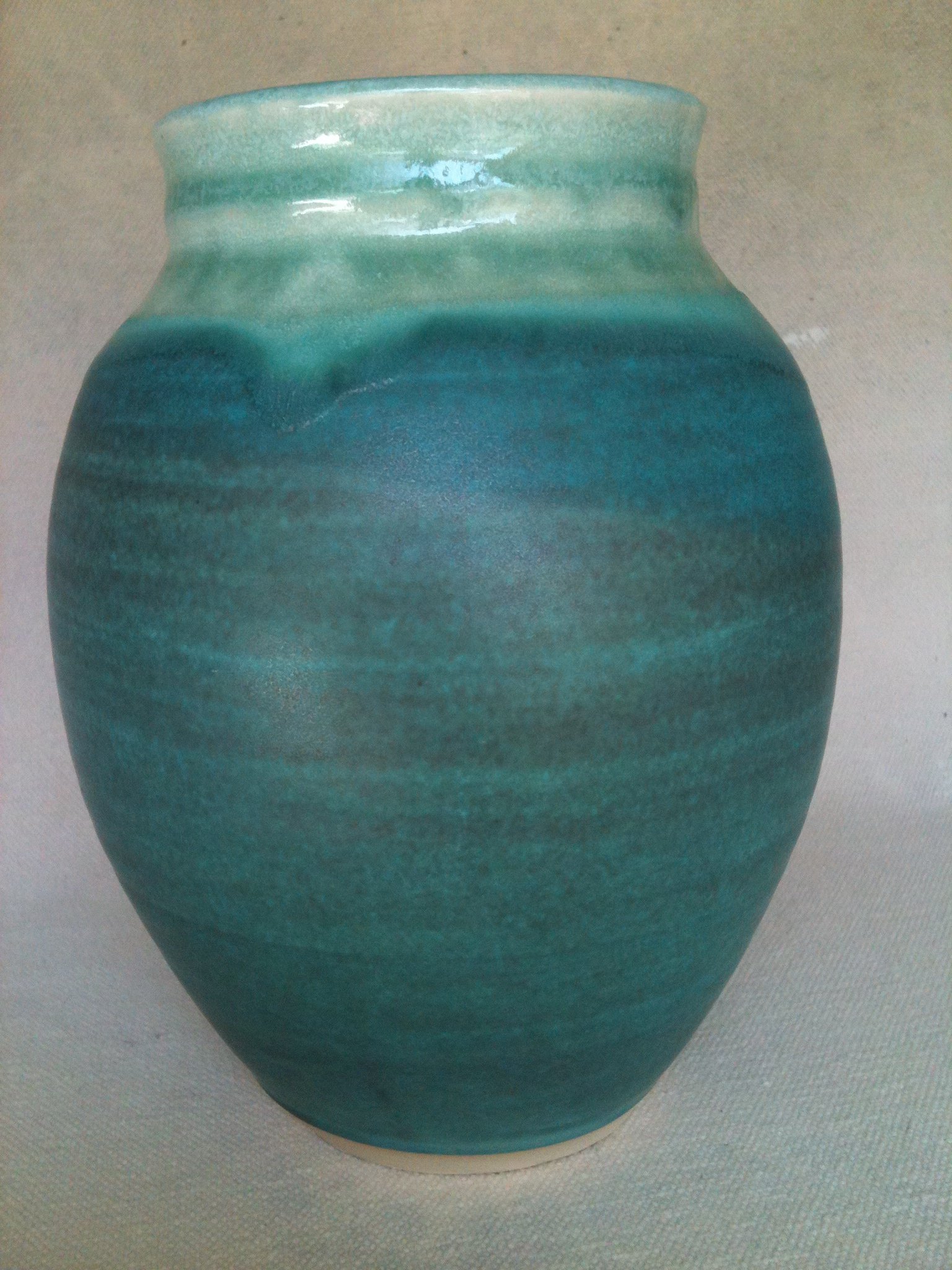 Blue and white vase