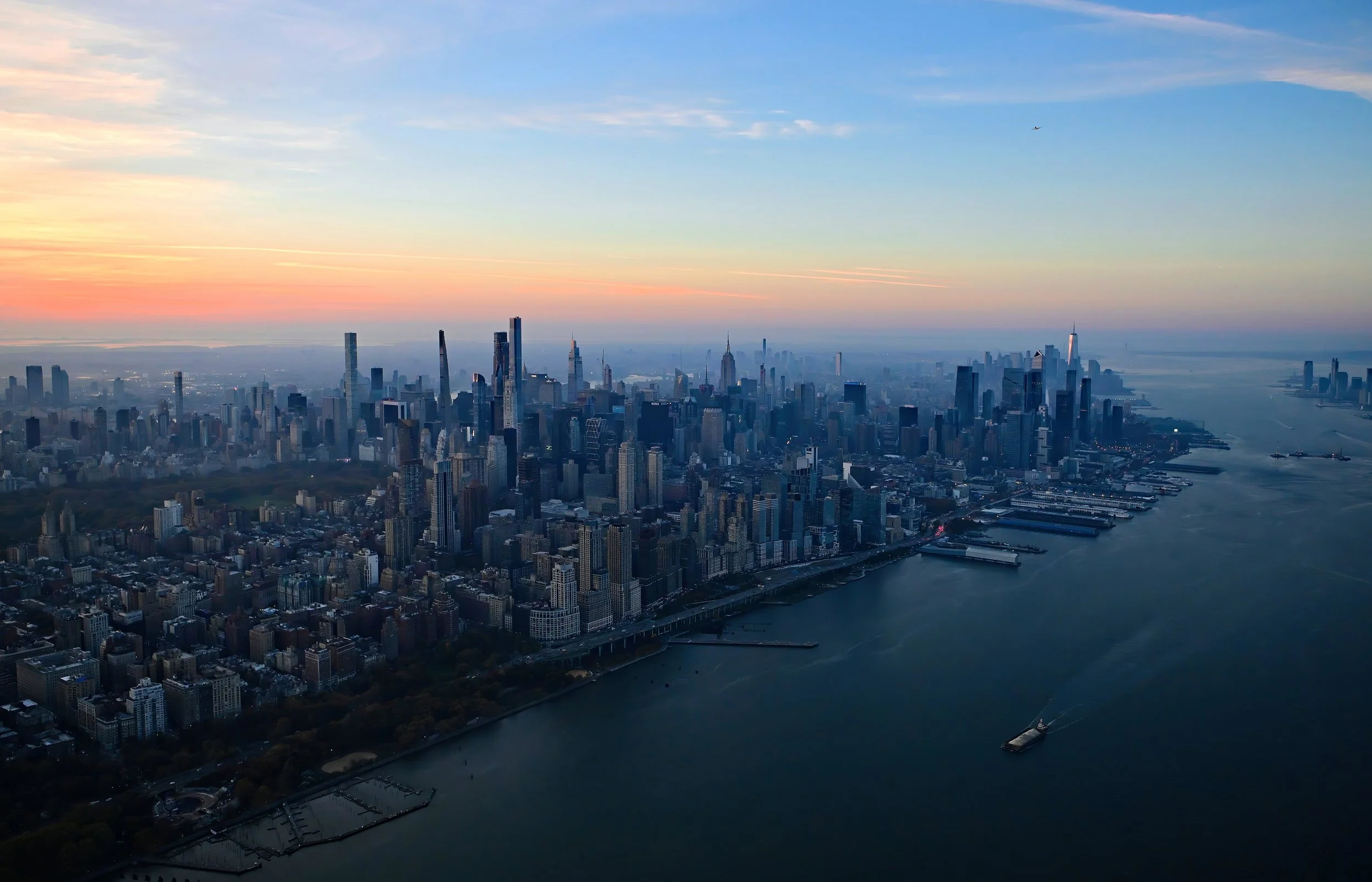 Manhattan at Dawn – Skyline Awakening