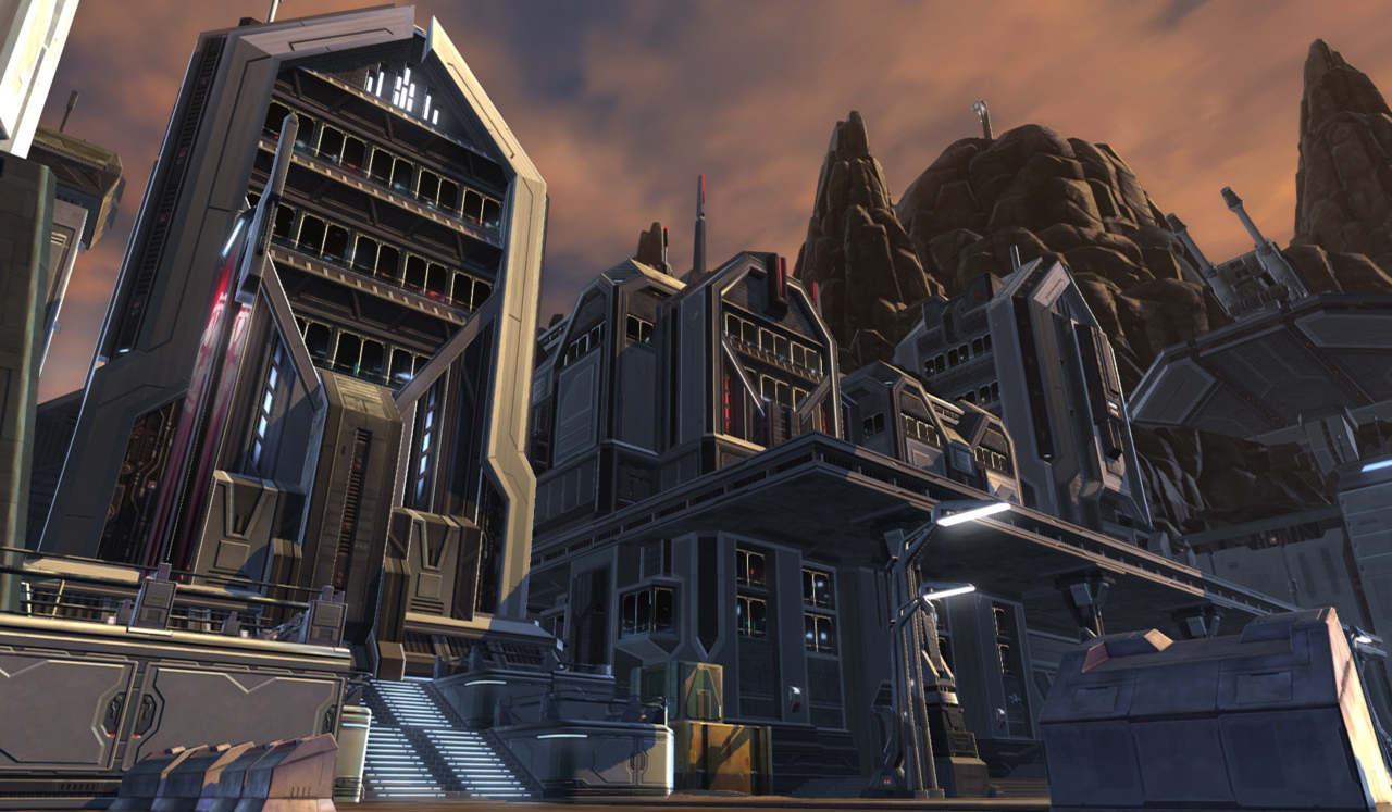  A few of the Imperial Buildings I made under the guidance of Chris Hahn at BioWare Austin 