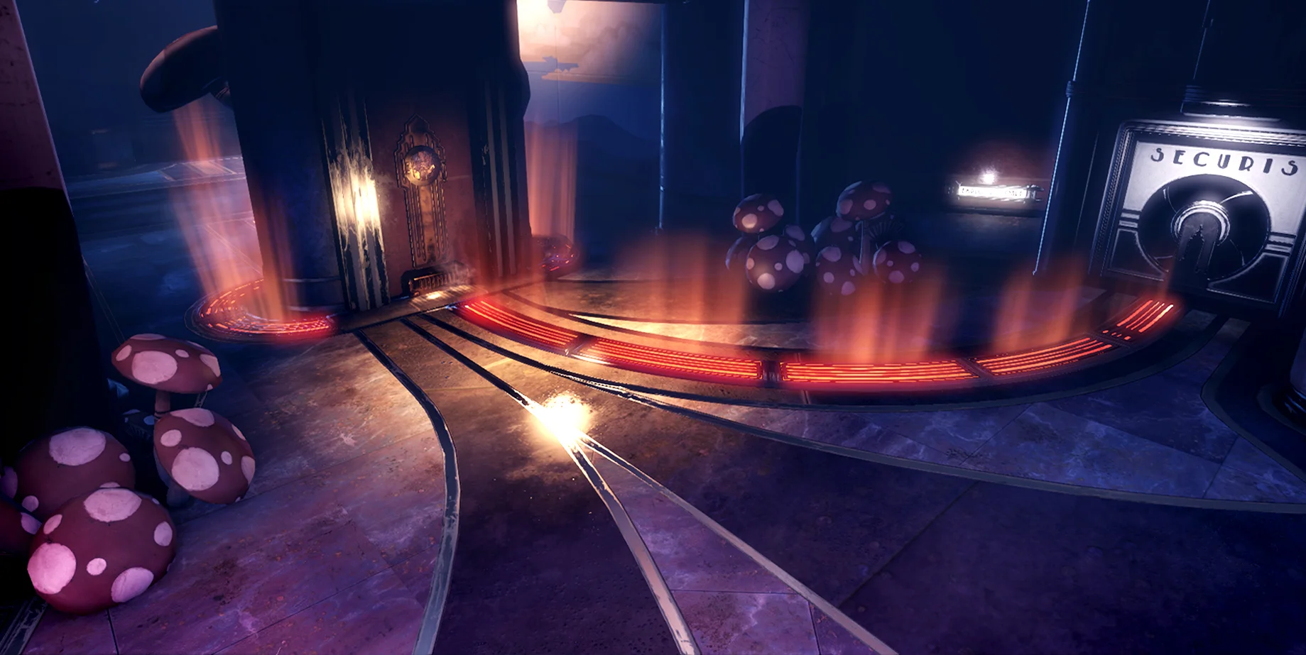 Ground Mesh, vents and light-cards