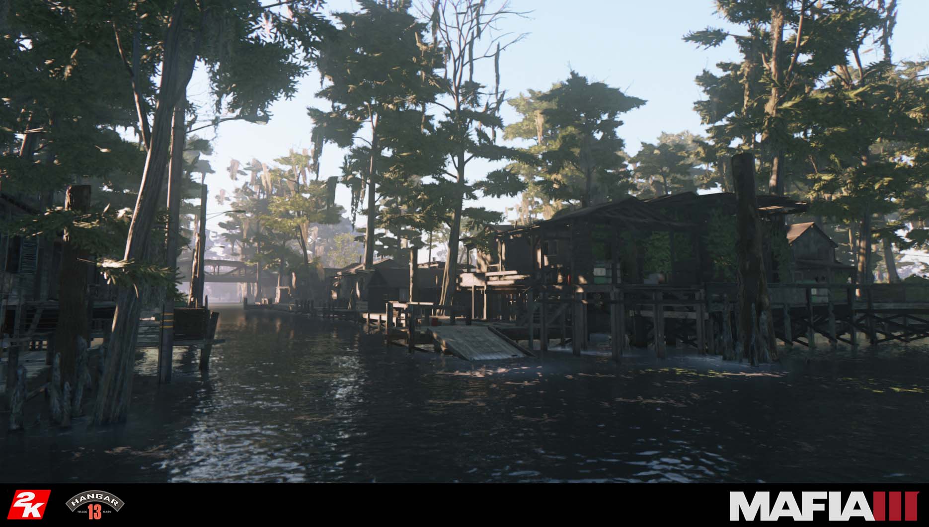 In the most dense parts of the Bayou Fantom, there was a nice serene beauty that our team captured, from the ambient sounds of the water and wind in the trees, to the light piercing gently through the veil of trees. 