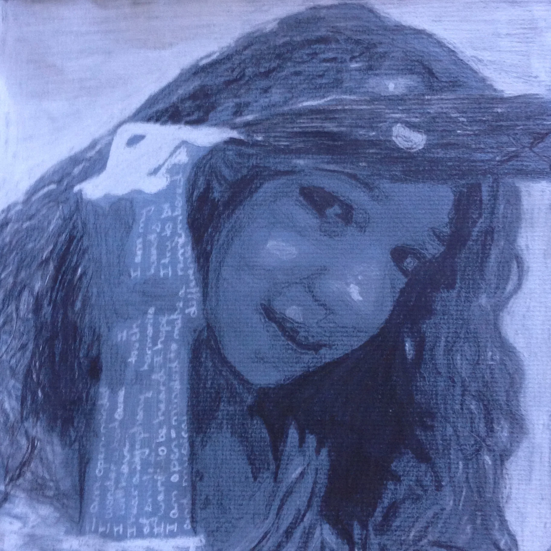 EY-Grade 8 Posterized Poetry Self-Portrait