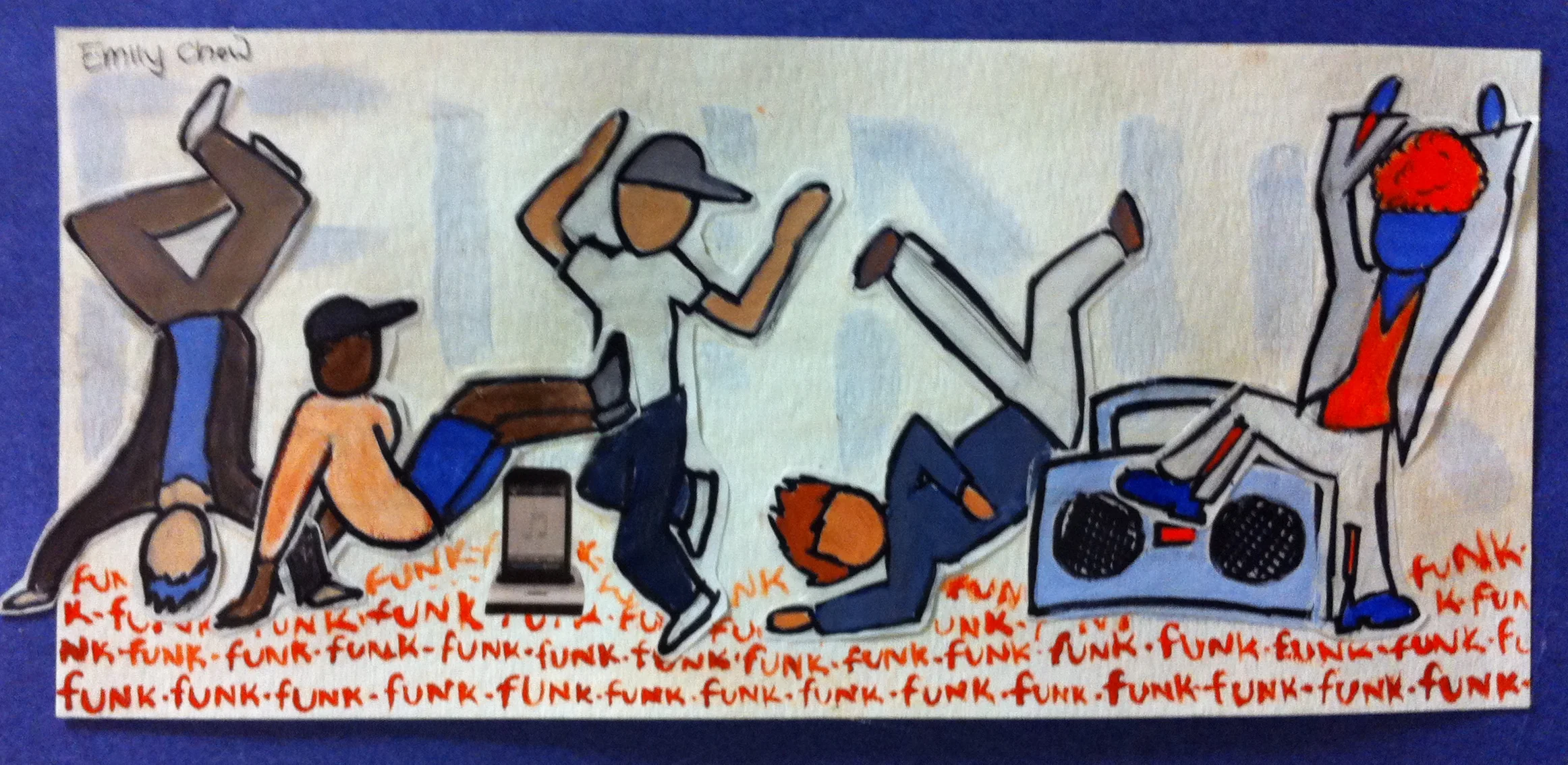 EC-Grade 8 Overlapping Figure Painting
