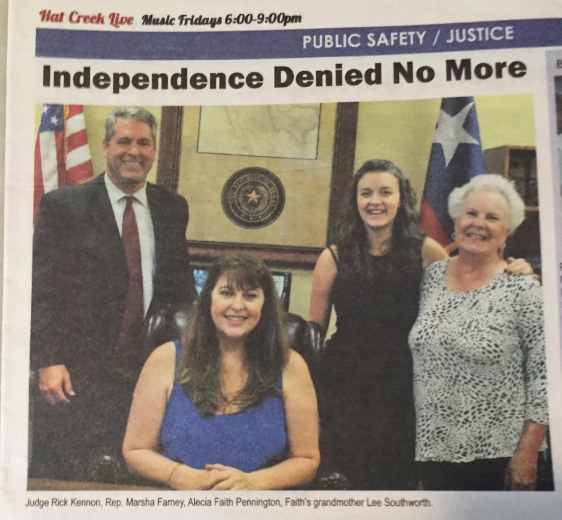 Independence Denied No More