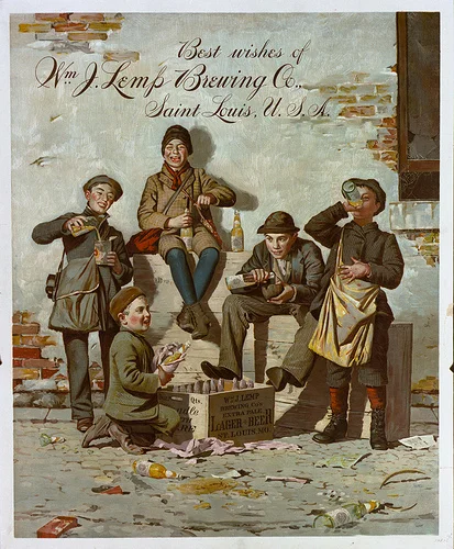 heere heere!
my-ear-trumpet:

myvintageaddiction:

Lemp Brewing Company (via Missouri History Museum)

Alcohol and children is there no better combination.