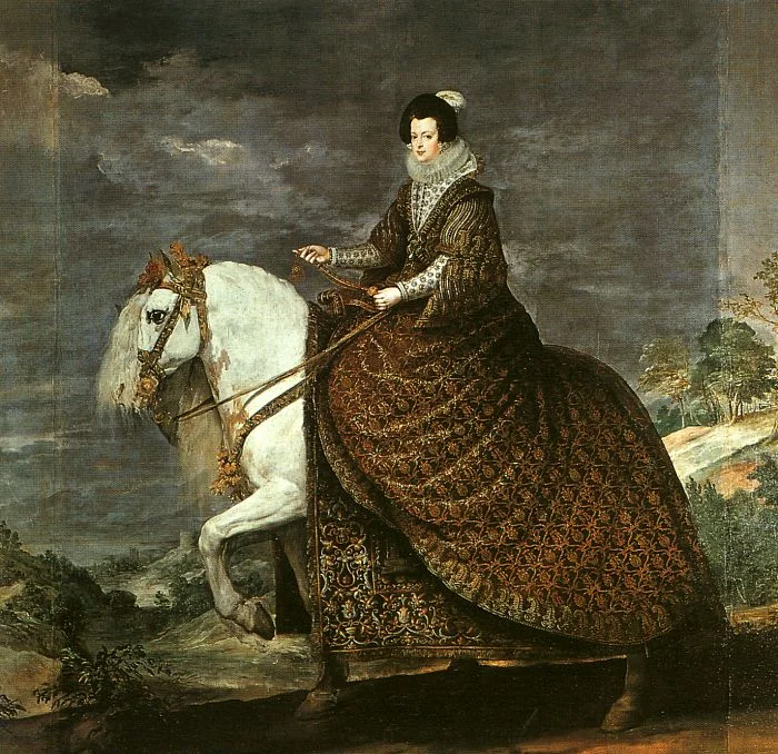 sealmaiden:

Velázquez
Queen Isabel of Bourbon Equestrian1634-35
