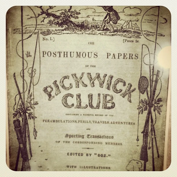 Charles Dickens - “Pickwick Club.” UCLA YRL Special Collections (Taken with instagram)